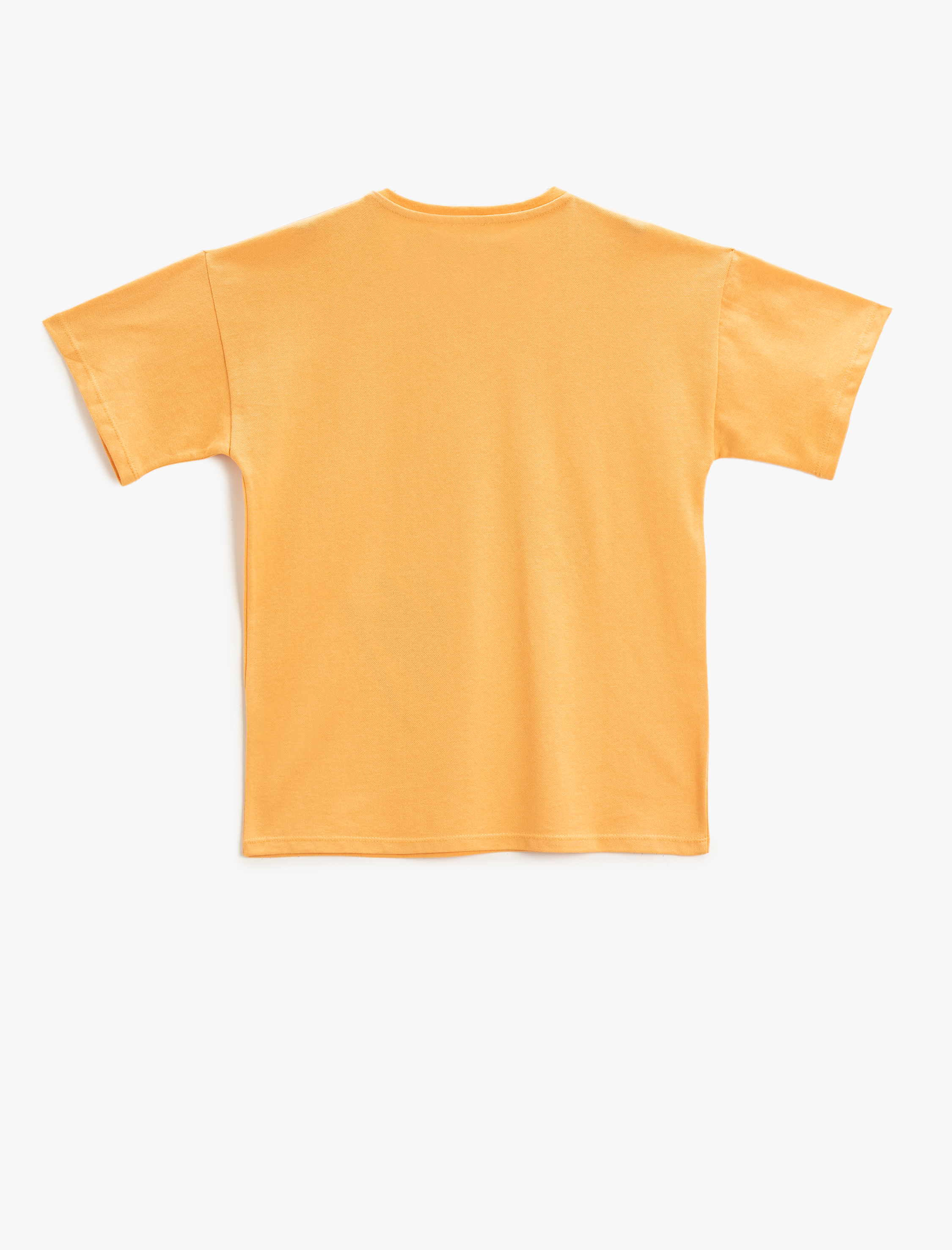  Erkek Çocuk Kısa Kollu Baskılı Tişört Bisiklet Yaka Pamuklu