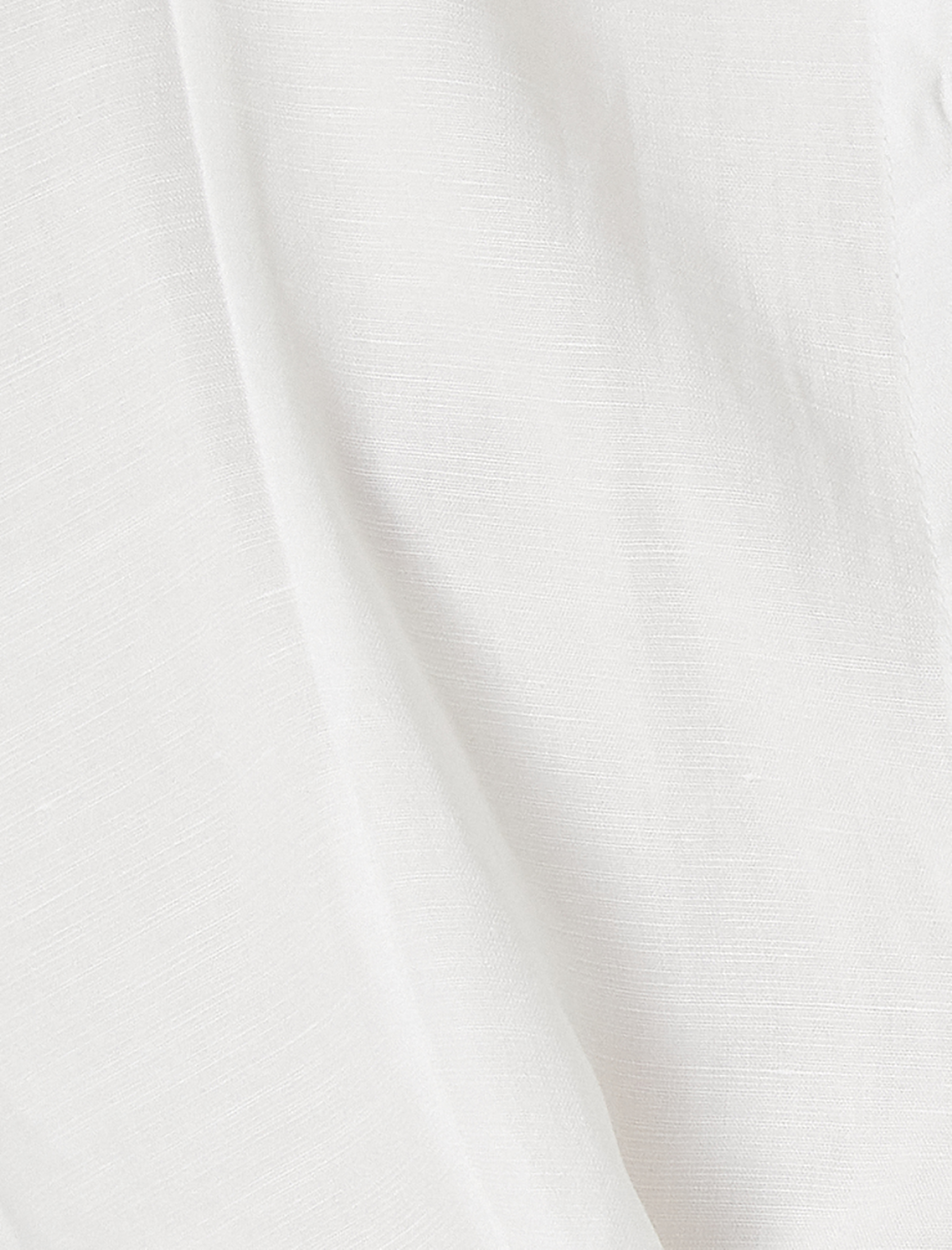   Oversize Crop Gömlek Bağlama Detaylı Keten Karışımlı