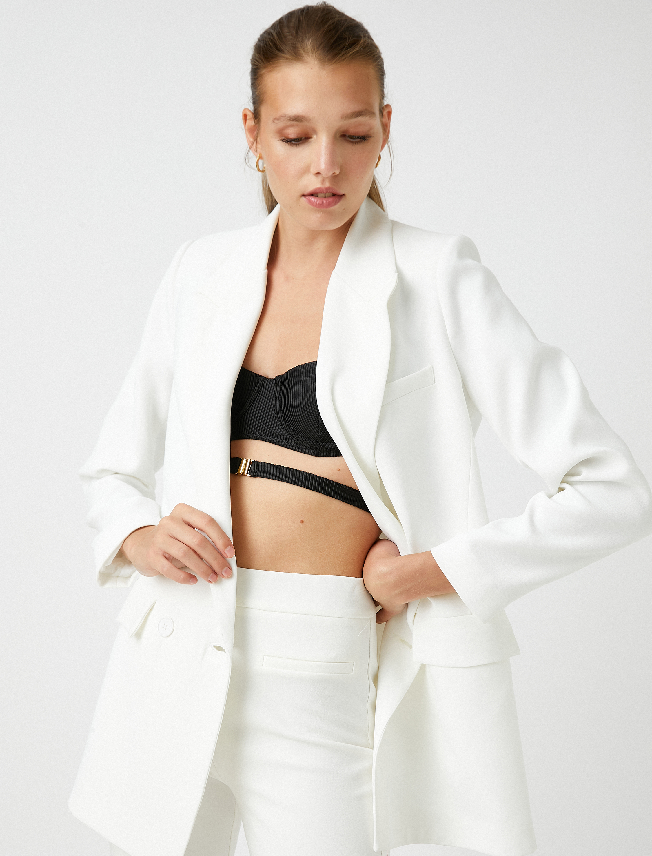   Kruvaze Blazer Ceket