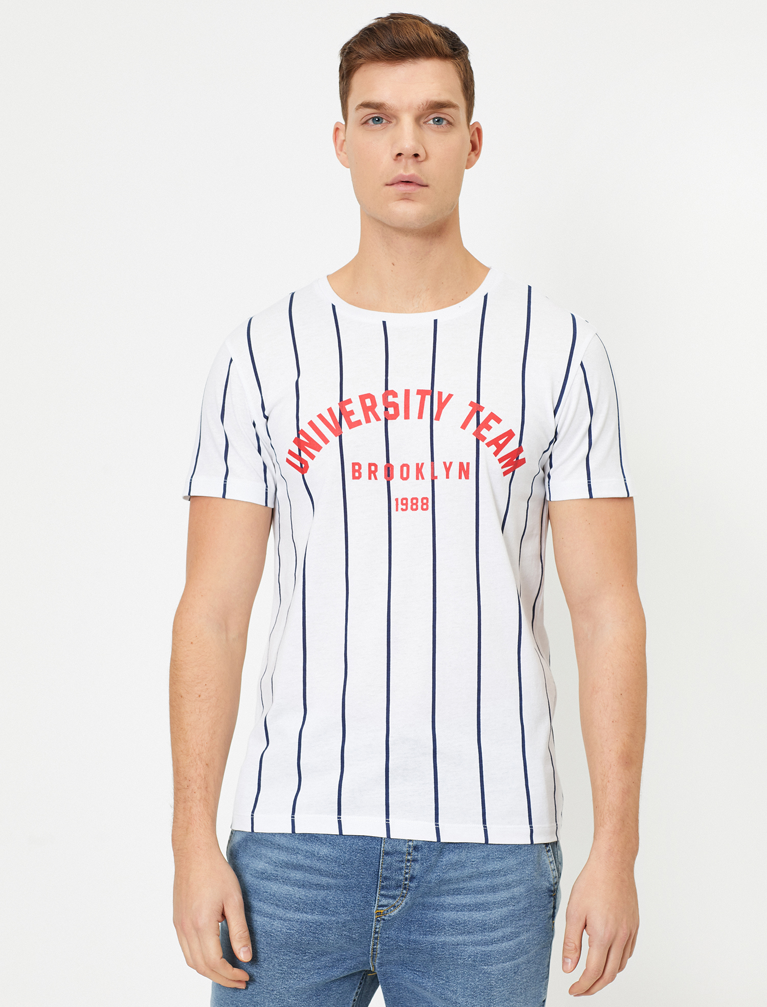   Baskılı Tişört Kısa Kollu