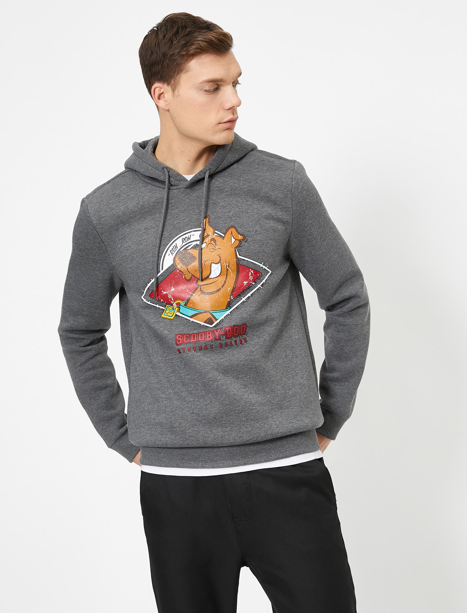   Scooby Doo Lisanslı Baskılı Kapüşonlu Sweatshirt