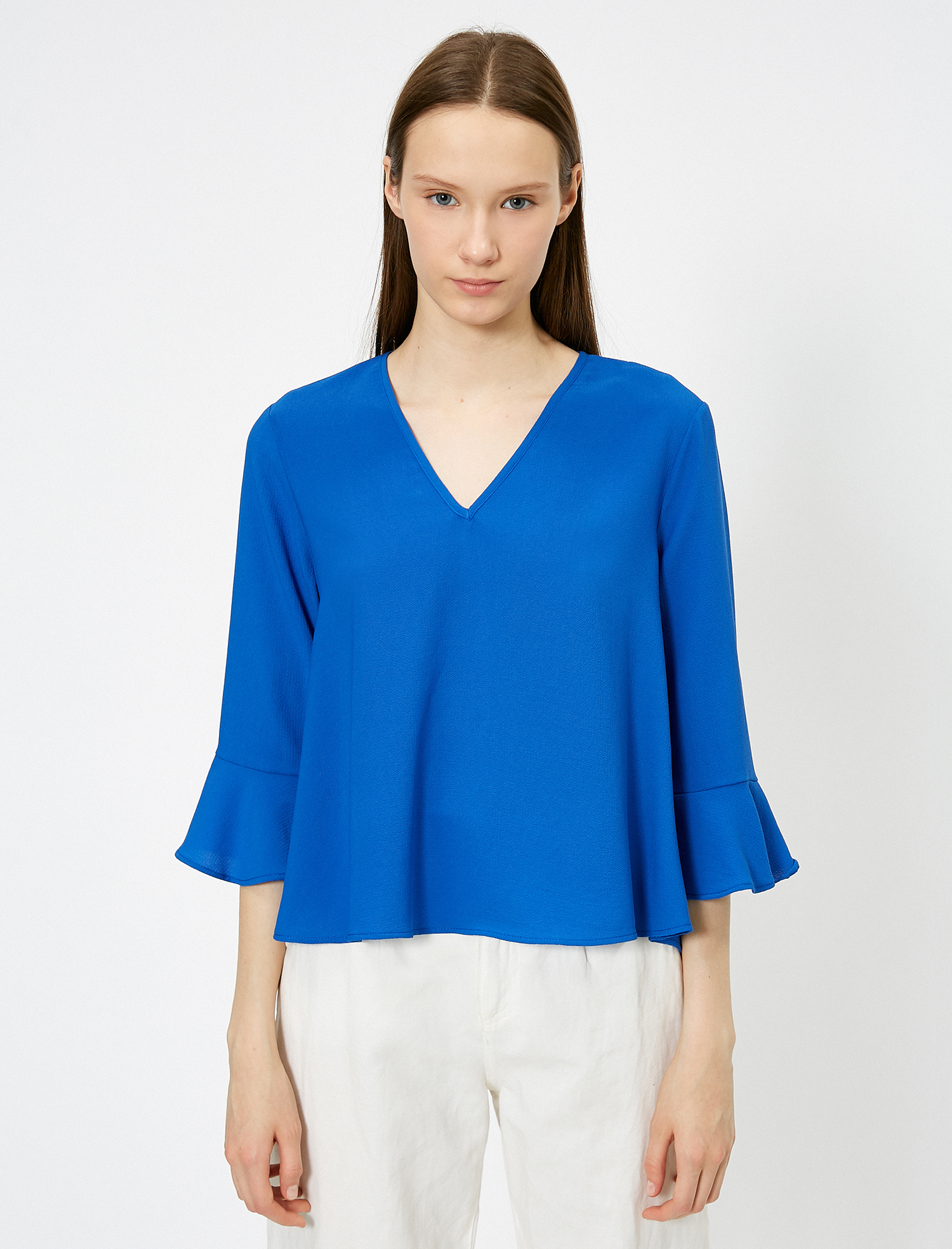   Volanlı Bluz