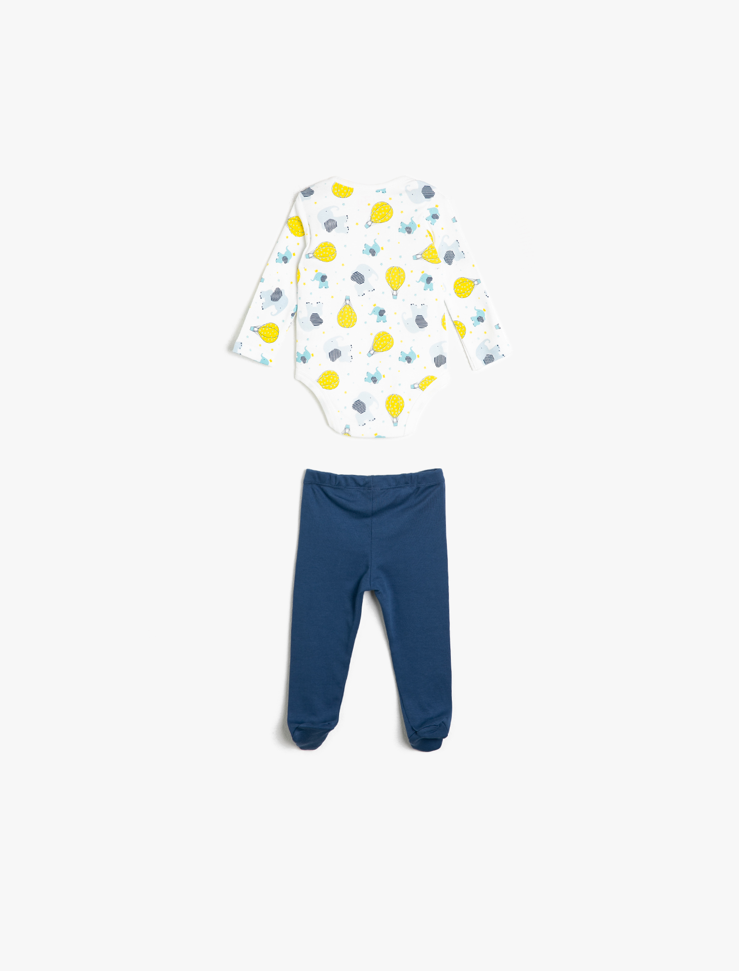  Erkek Bebek Baskılı Bodysuit Takımı