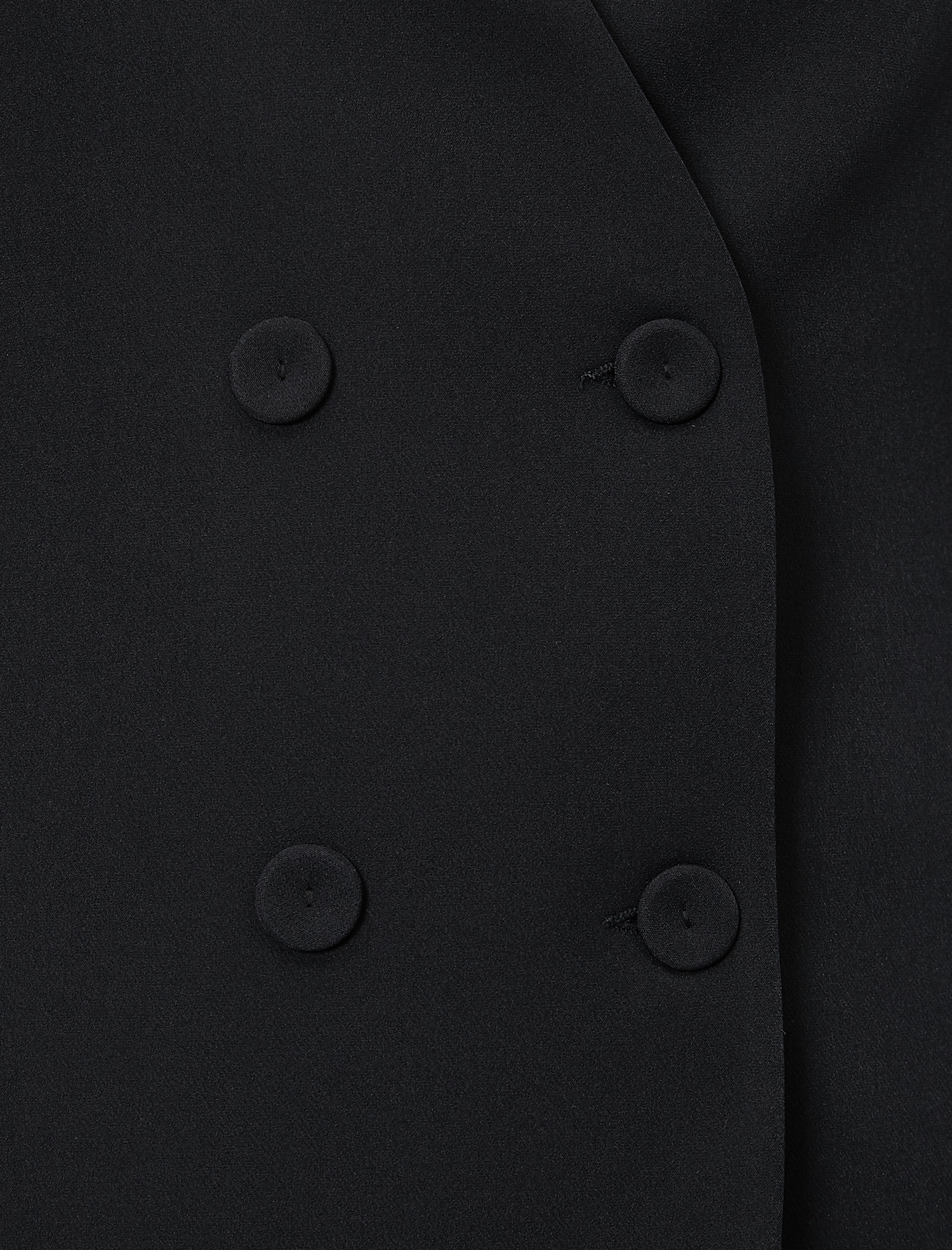   V Yaka Kruvaze Blazer Ceket