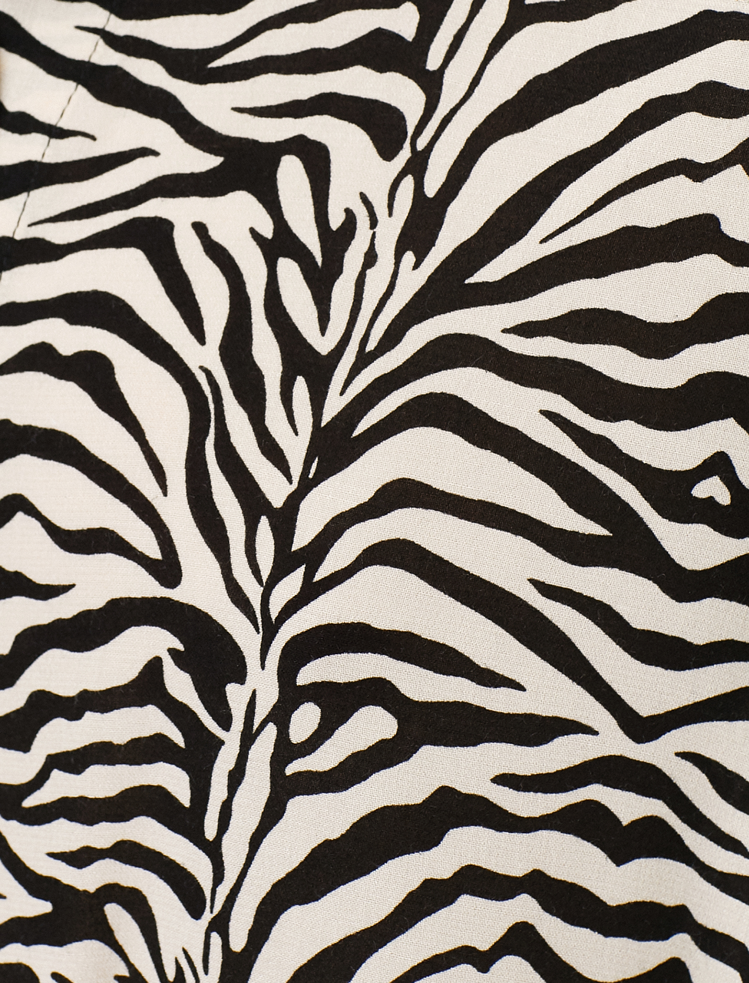   Zebra Desenli Uzun Kollu Gömlek