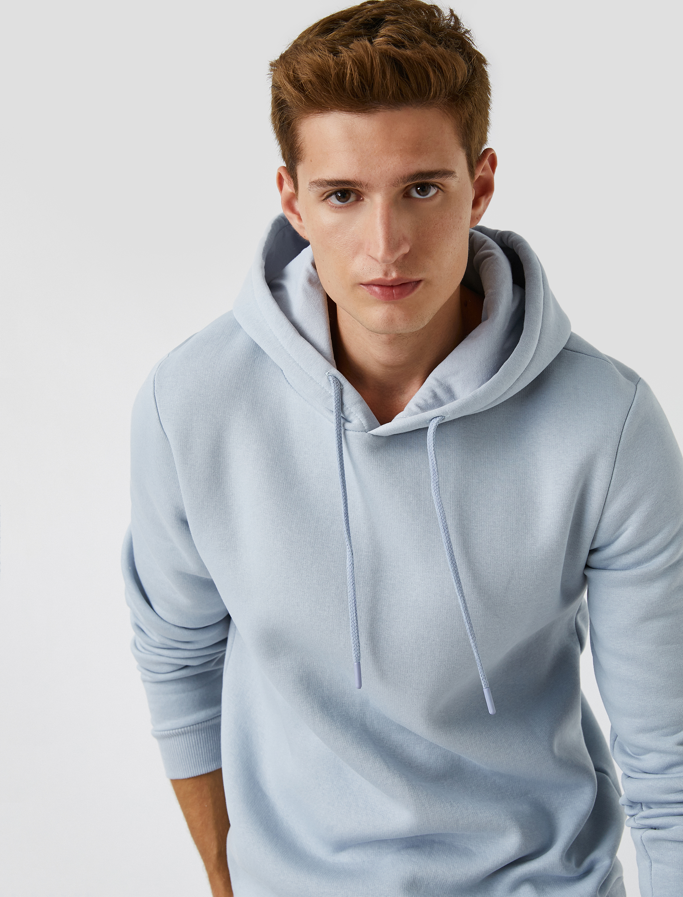 Basic Sweatshirt Kapüşonlu