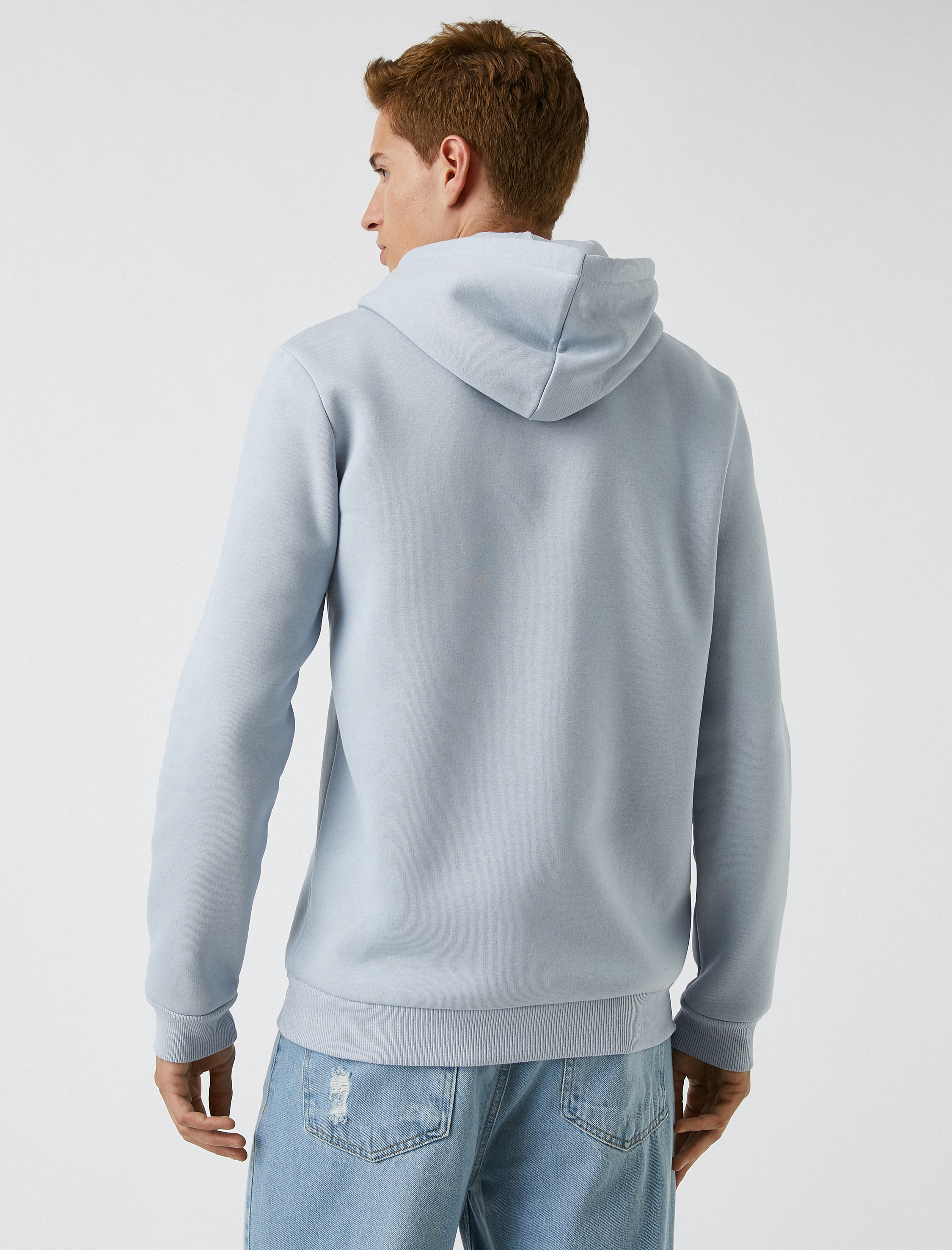 Basic Sweatshirt Kapüşonlu