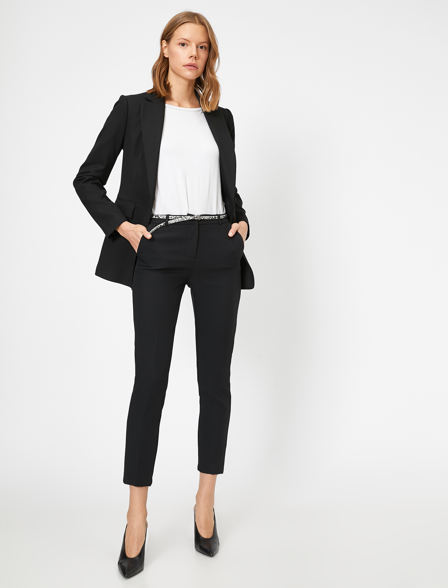   Cep Detaylı Slim Fit Pantolon