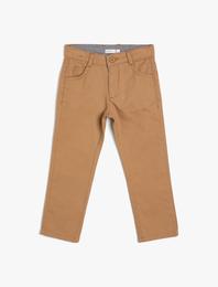 5 Cep Pamuk Gabardin Basic Pantalon
