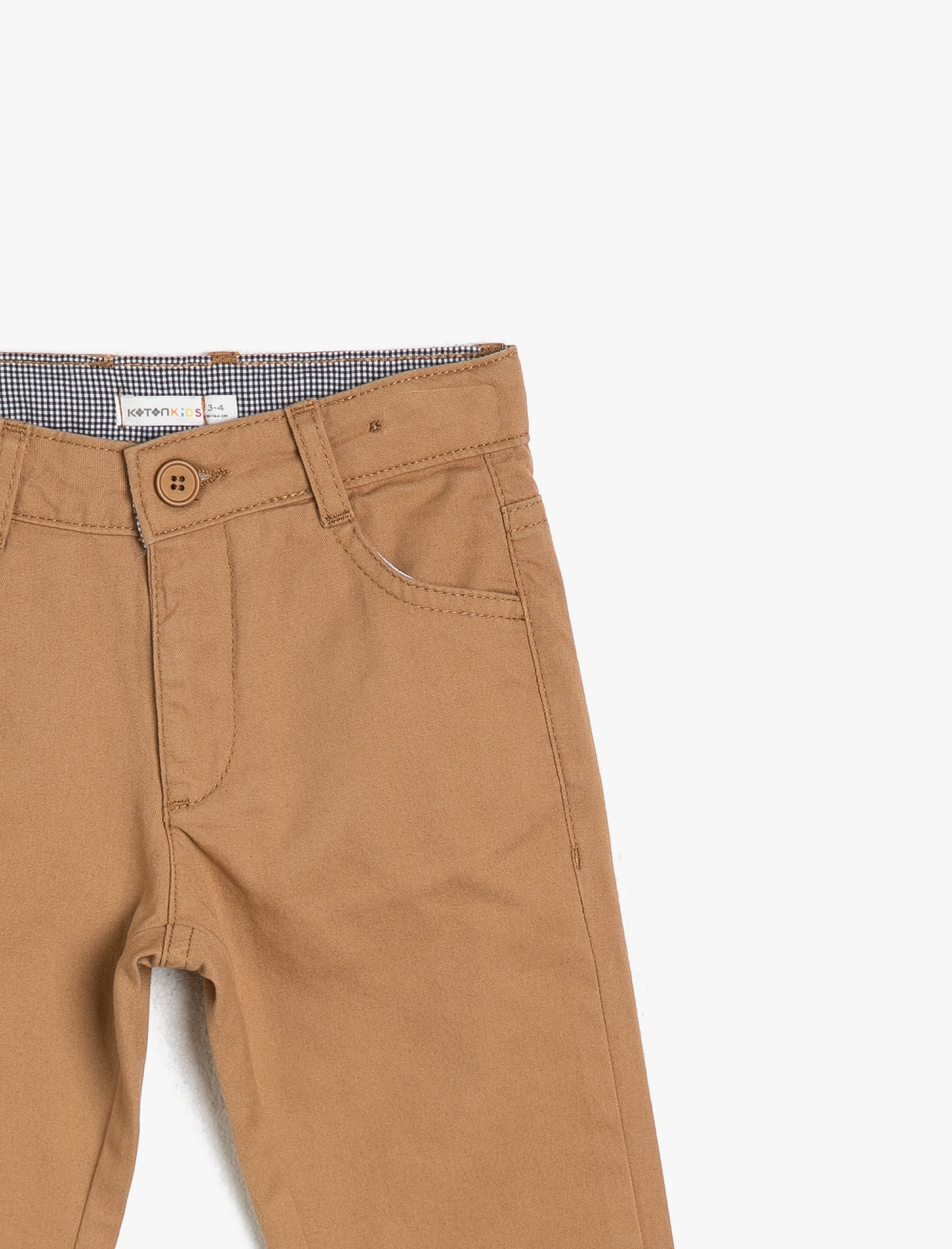  Erkek Çocuk 5 Cep Pamuk Gabardin Basic Pantalon