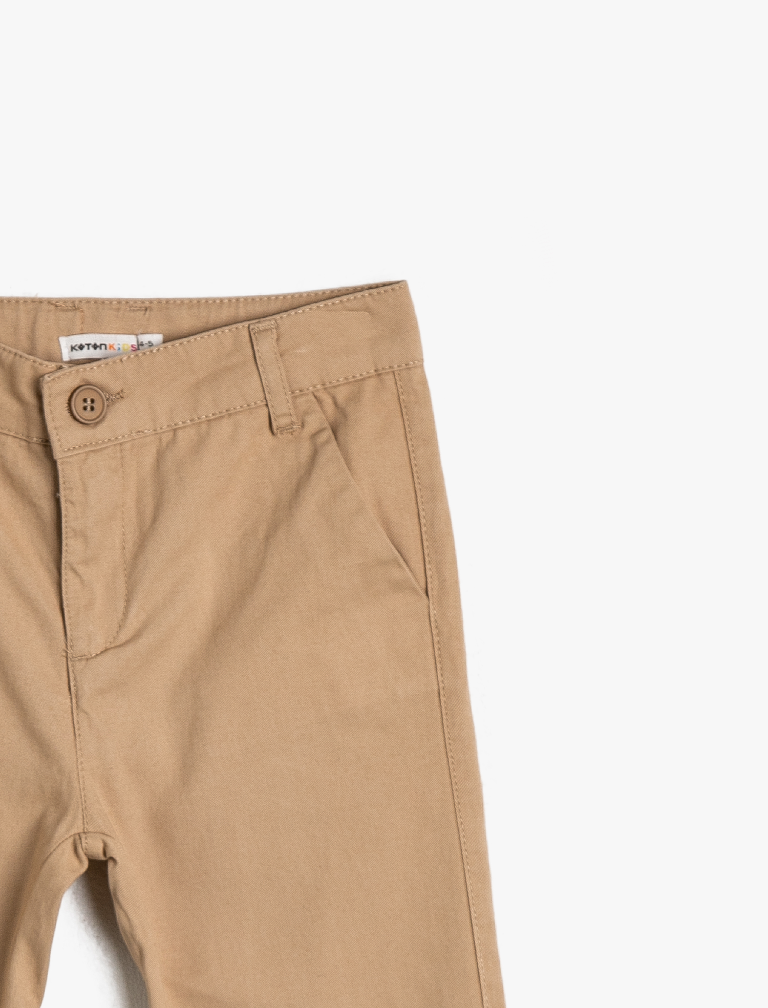  Erkek Çocuk Basic Chino Kesim Pamuklu Pantolon
