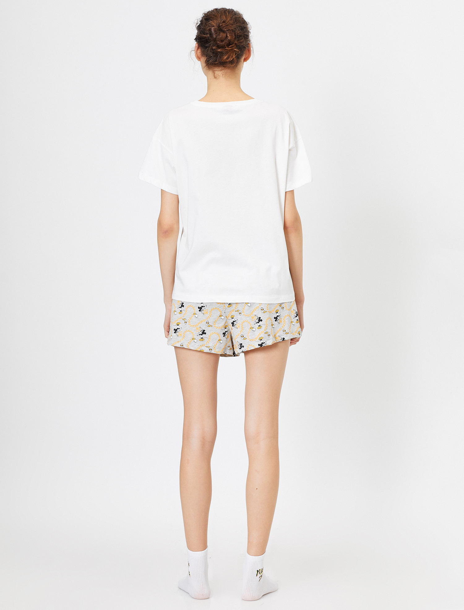   Mickey Mouse Lisanslı Yazılı Baskılı Pijama Takımı