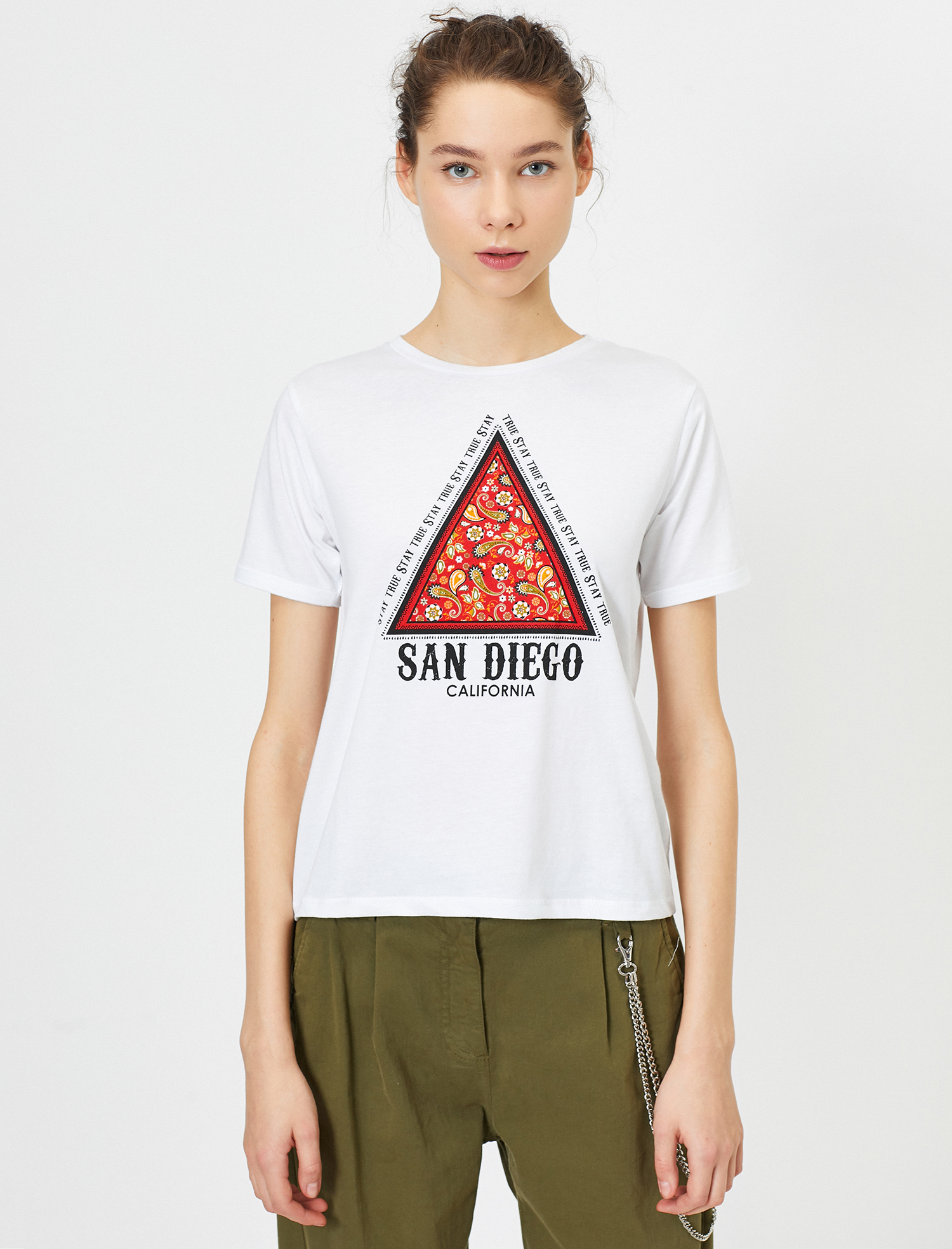   Yazılı Baskılı Tişört