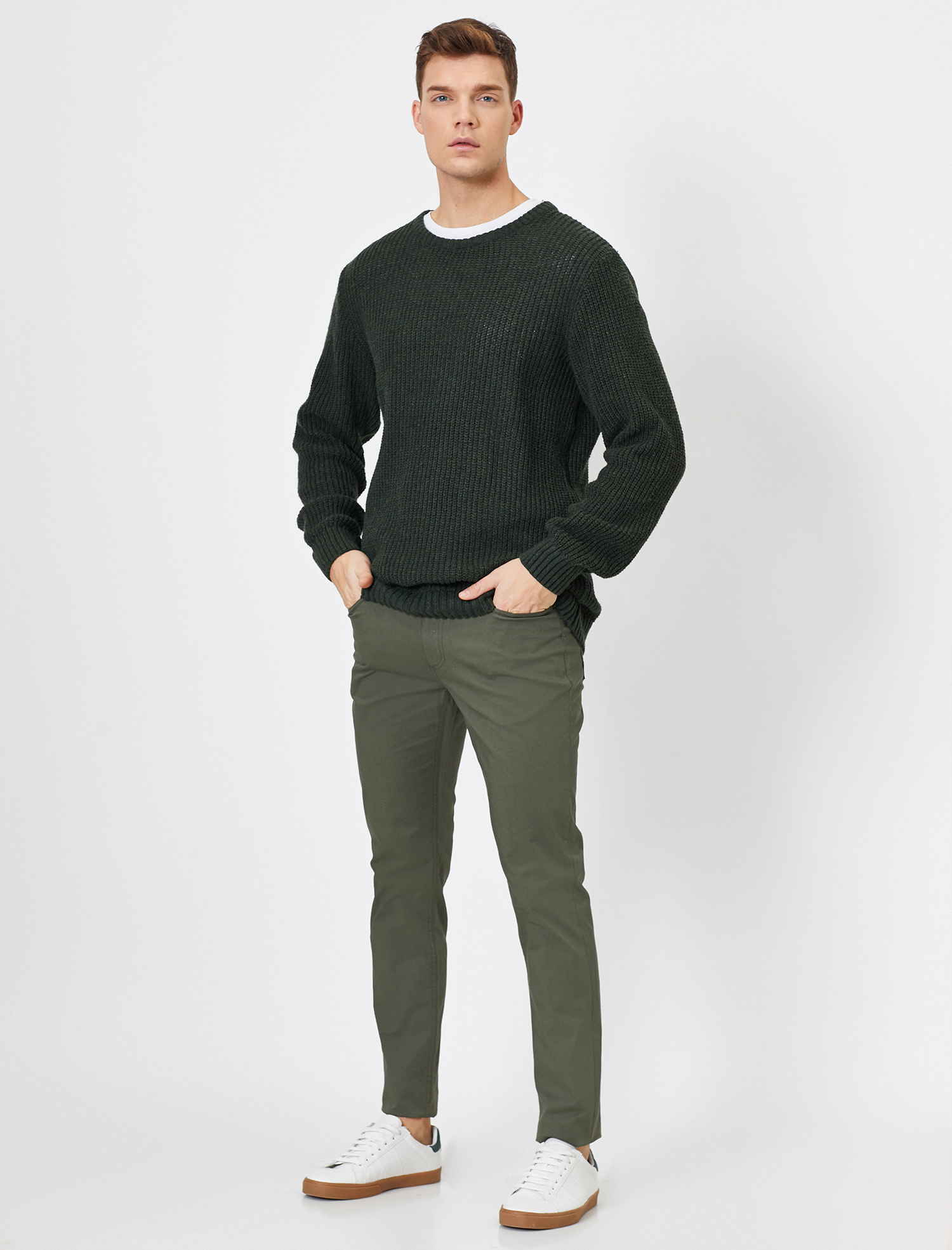   Cep Detaylı Slim Fit Pantolon