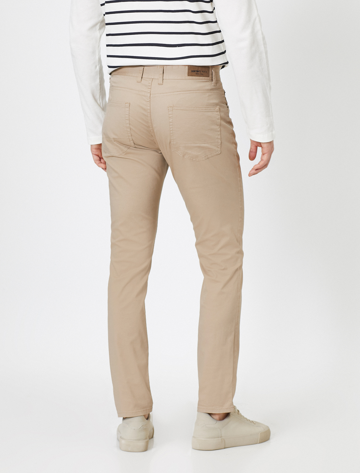Koton Cep Detaylı Slim Fit Pantolon. 4