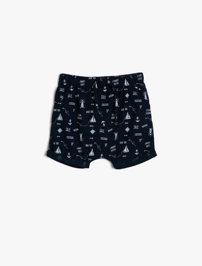 Erkek Bebek Baskılı Şort