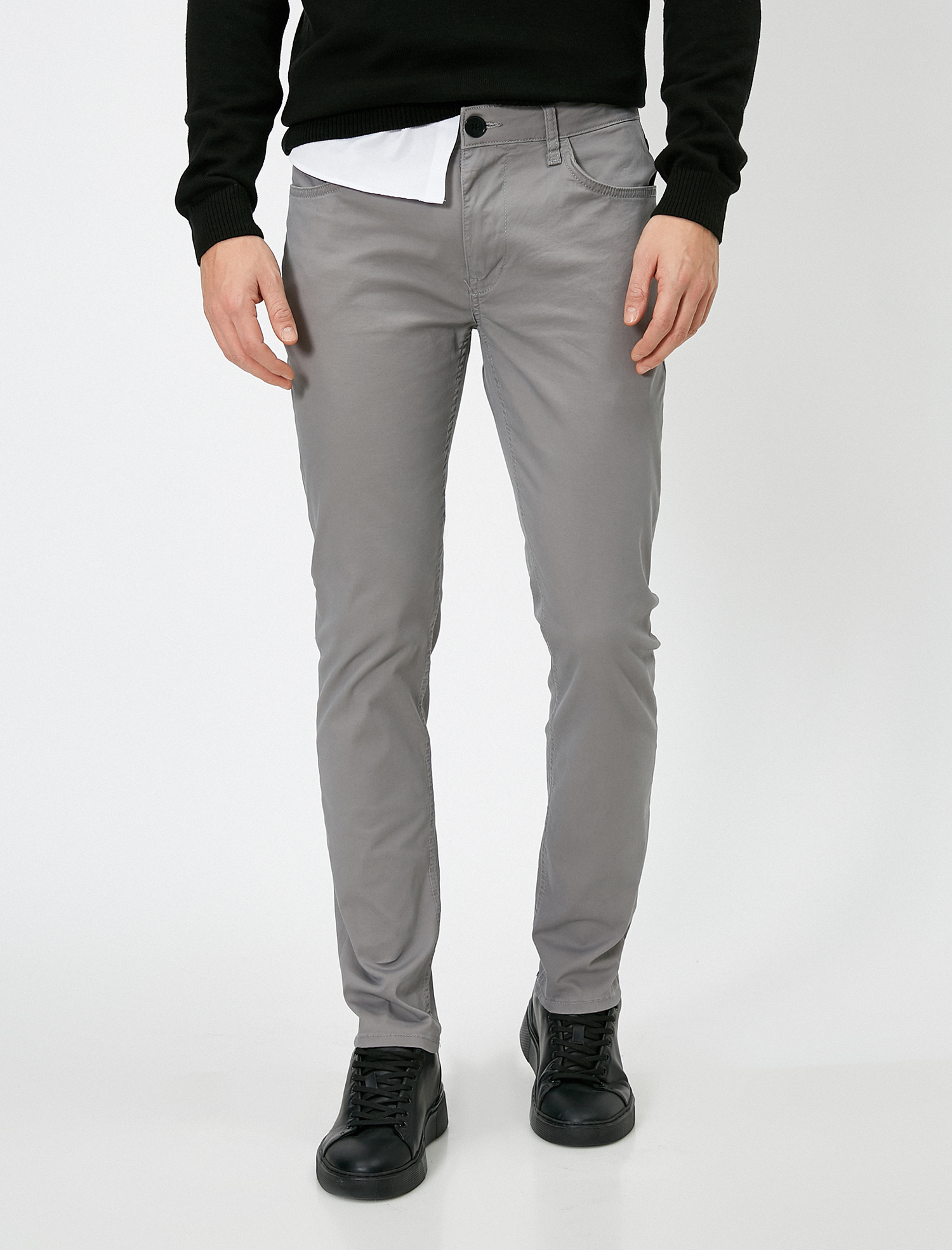   Cep Detaylı Slim Fit Pantolon