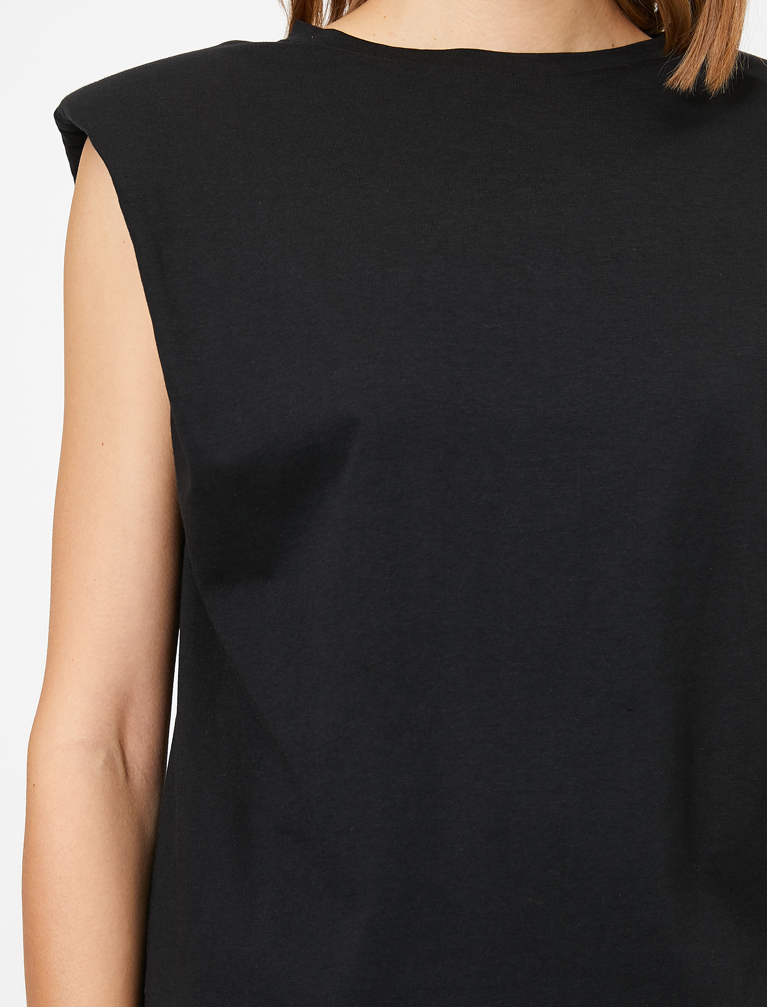 Bisiklet Yaka Vatkalı Tişört