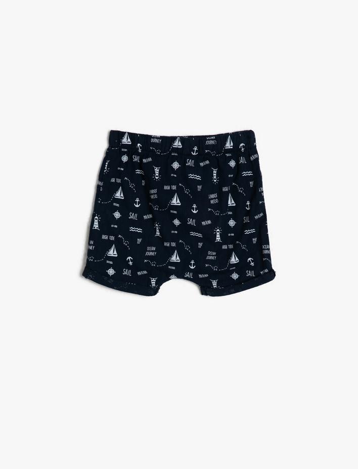 Erkek Bebek Baskılı Şort