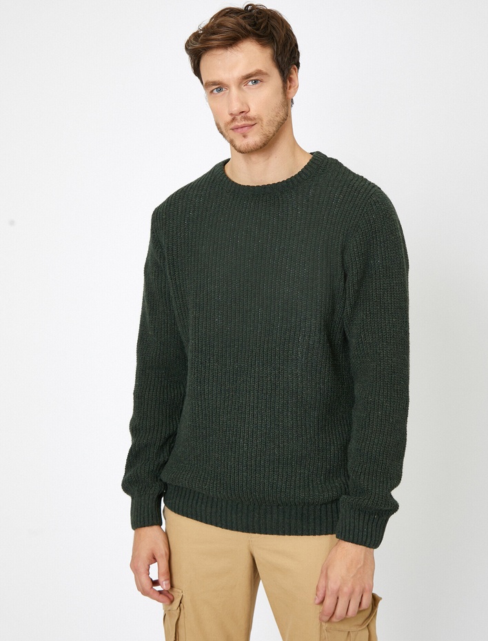  Bisiklet Yaka Triko Kazak