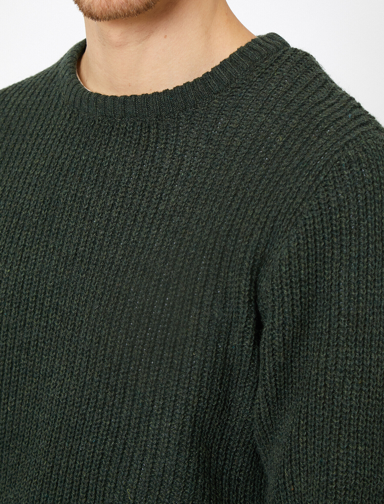   Bisiklet Yaka Triko Kazak