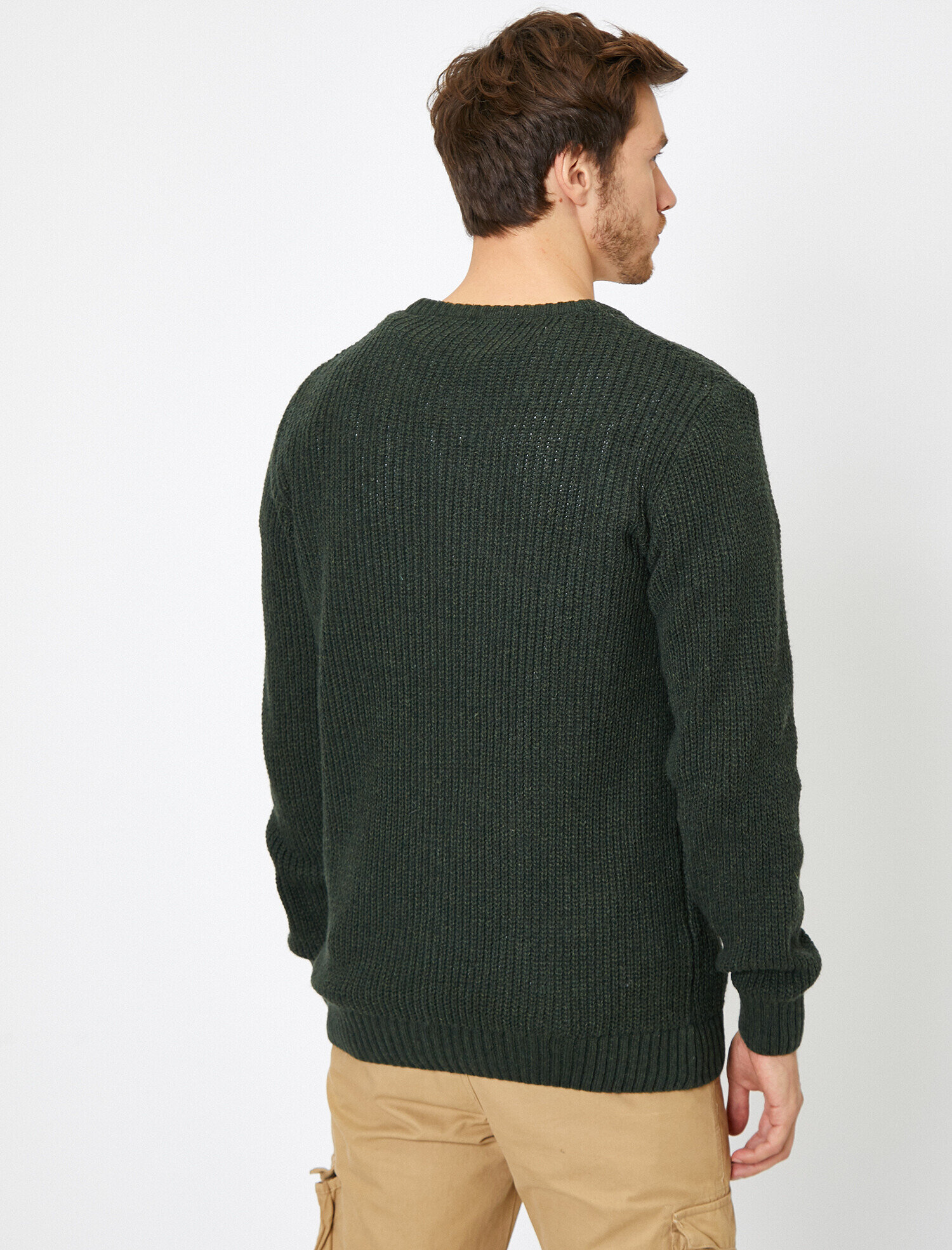   Bisiklet Yaka Triko Kazak