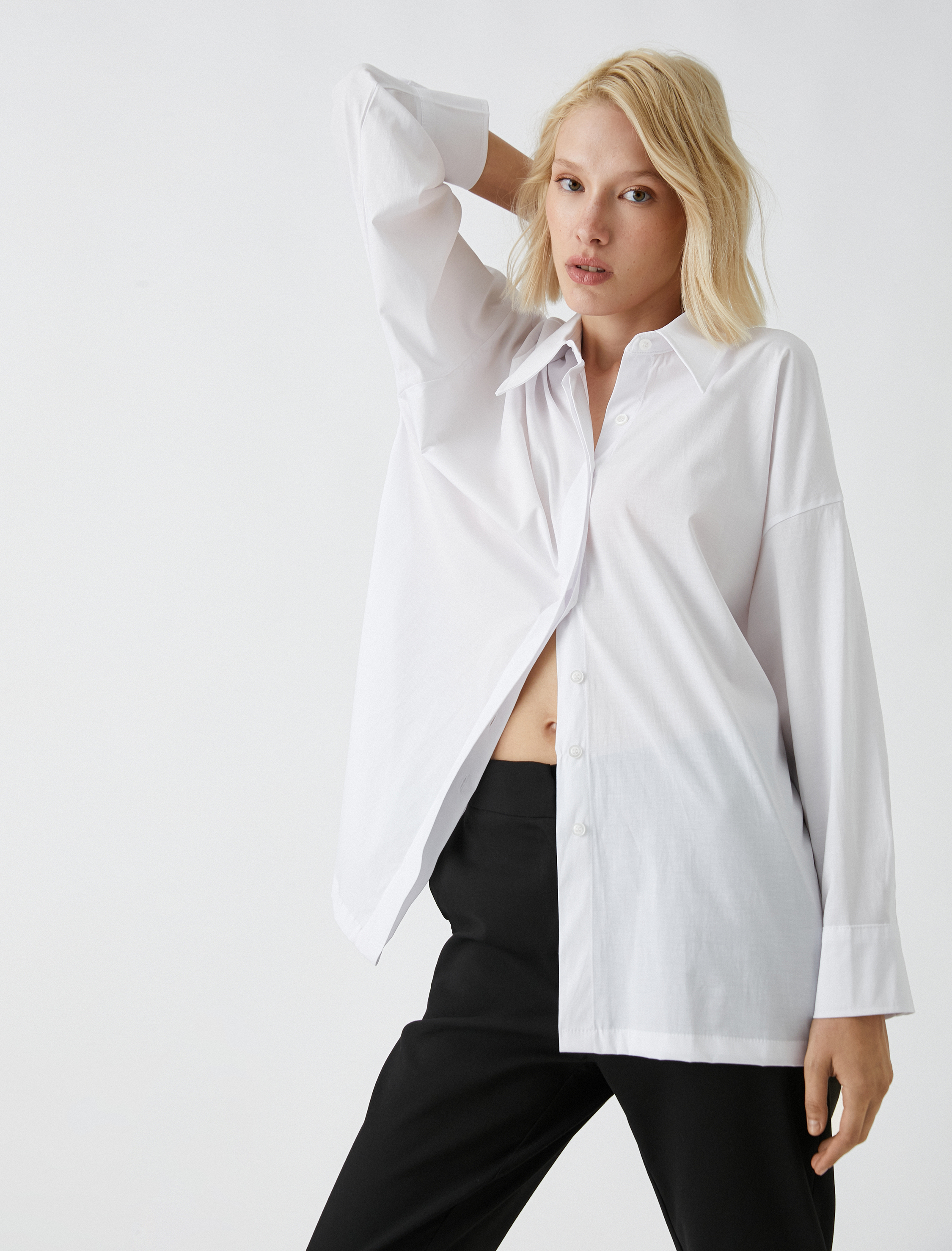   Oversize Basic Gömlek