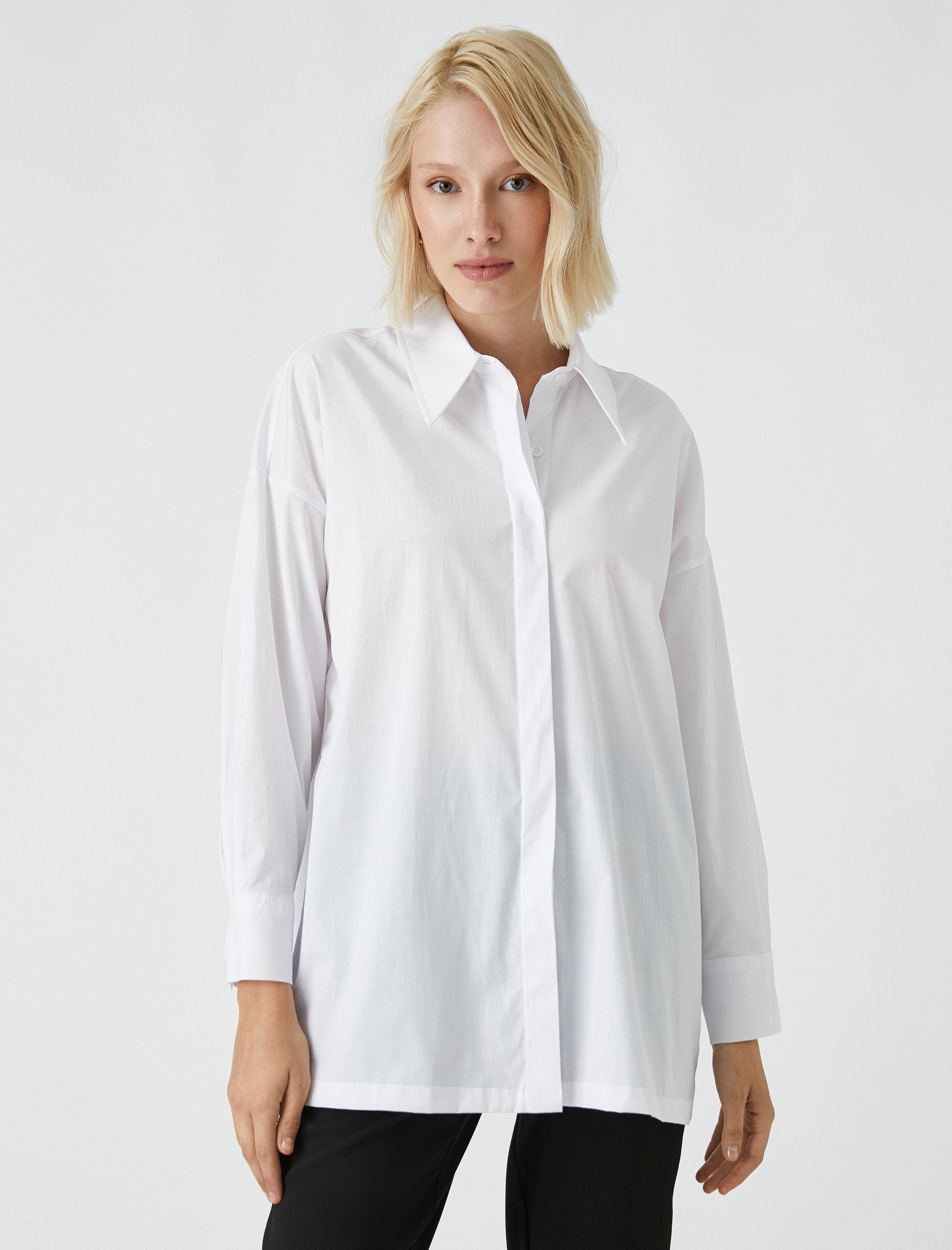   Oversize Basic Gömlek