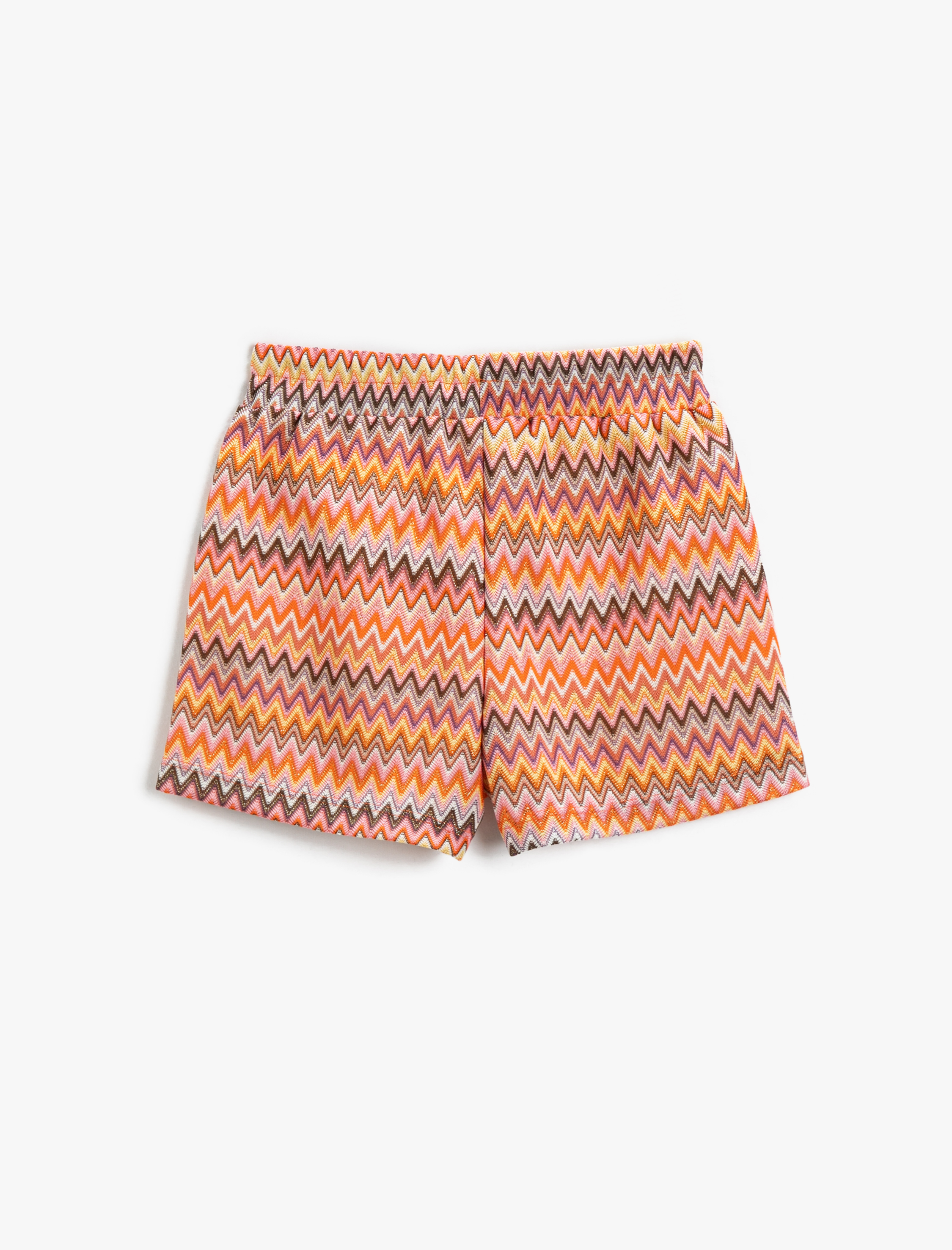  Kız Çocuk Etnik Desenli Mini Şort