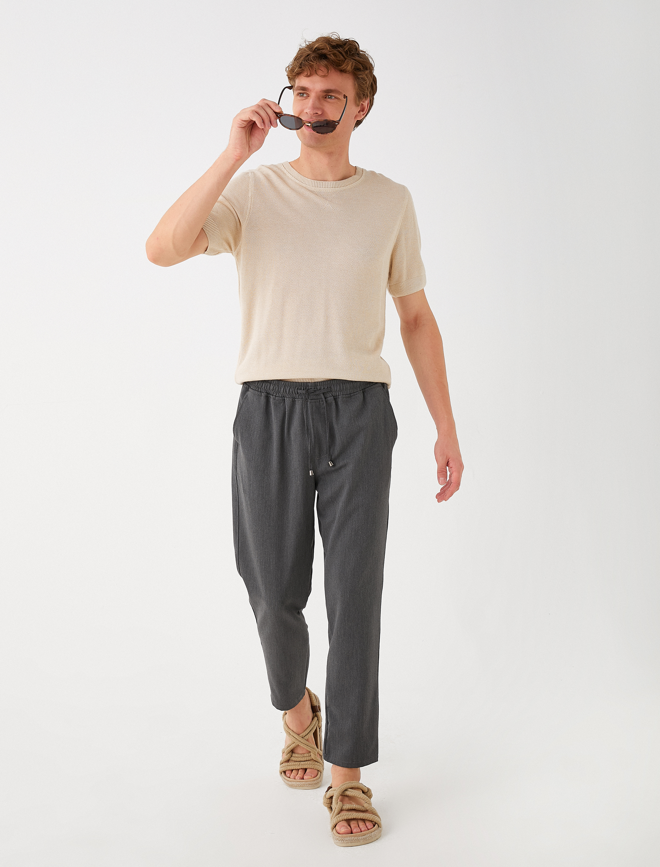   Slim Fit Basic Chino Pantolon