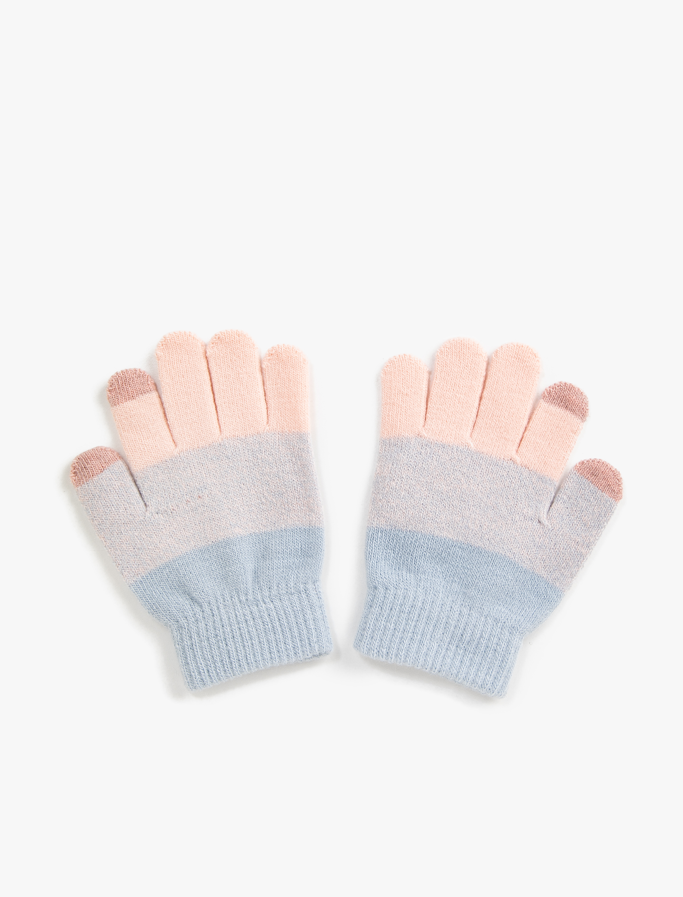  Kız Çocuk Ribanalı Örgü Eldiven