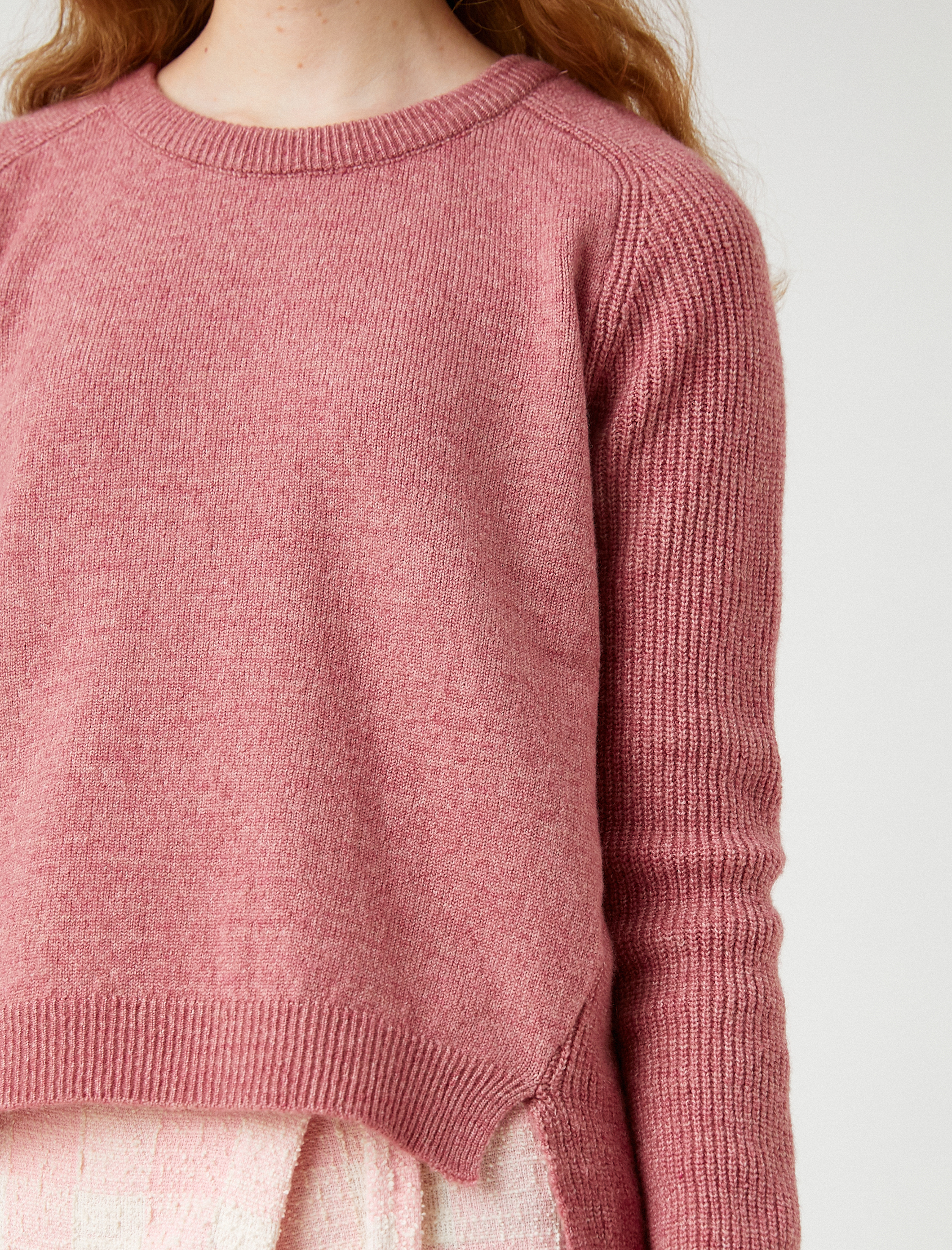   Bisiklet Yaka Triko Kazak Uzun Kollu