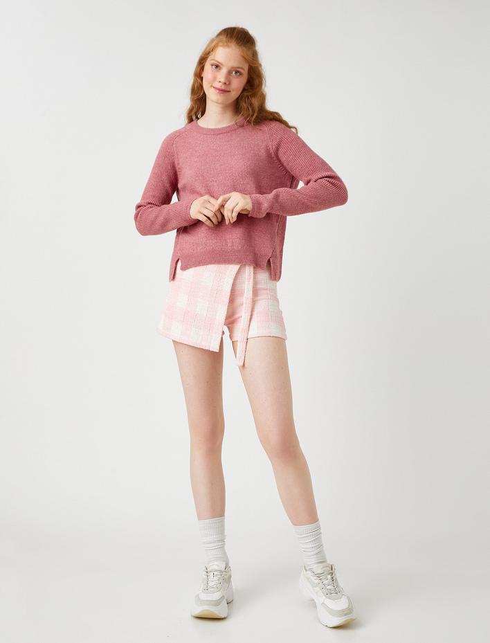  Bisiklet Yaka Triko Kazak Uzun Kollu