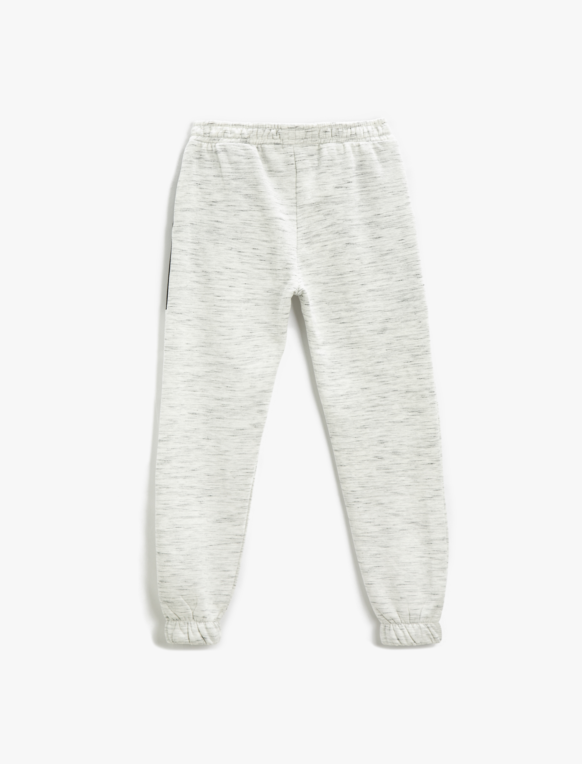  Erkek Çocuk Renk Kontrastlı Jogger Eşofman Altı Belden Bağlamalı