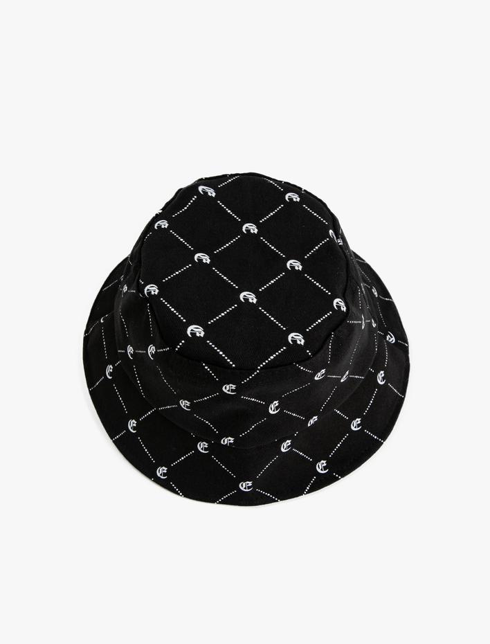 Kadın Bucket Şapka Baskılı