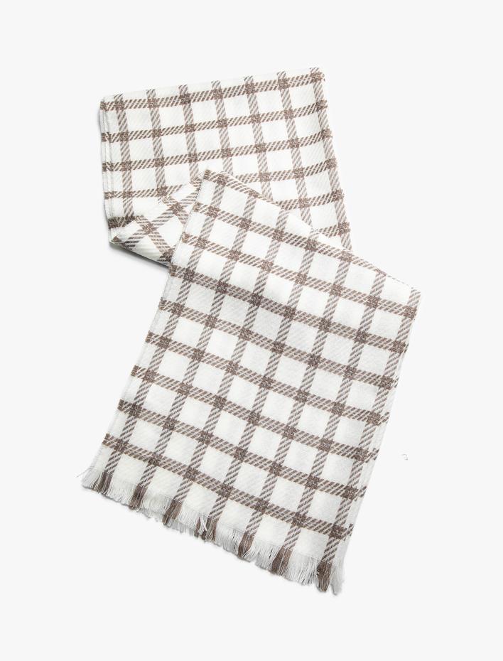 Kadın Ekose Desenli Şal