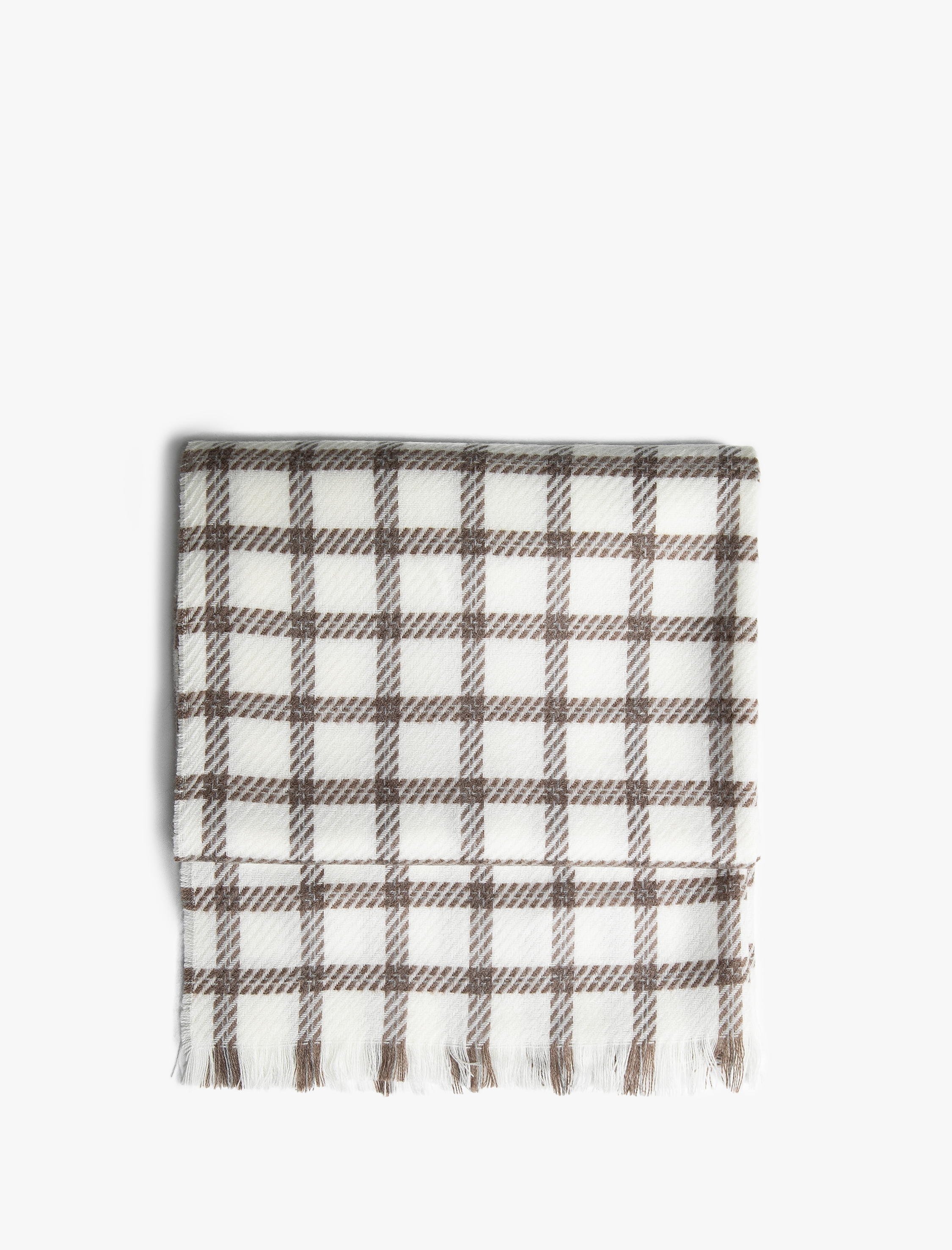  Kadın Ekose Desenli Şal