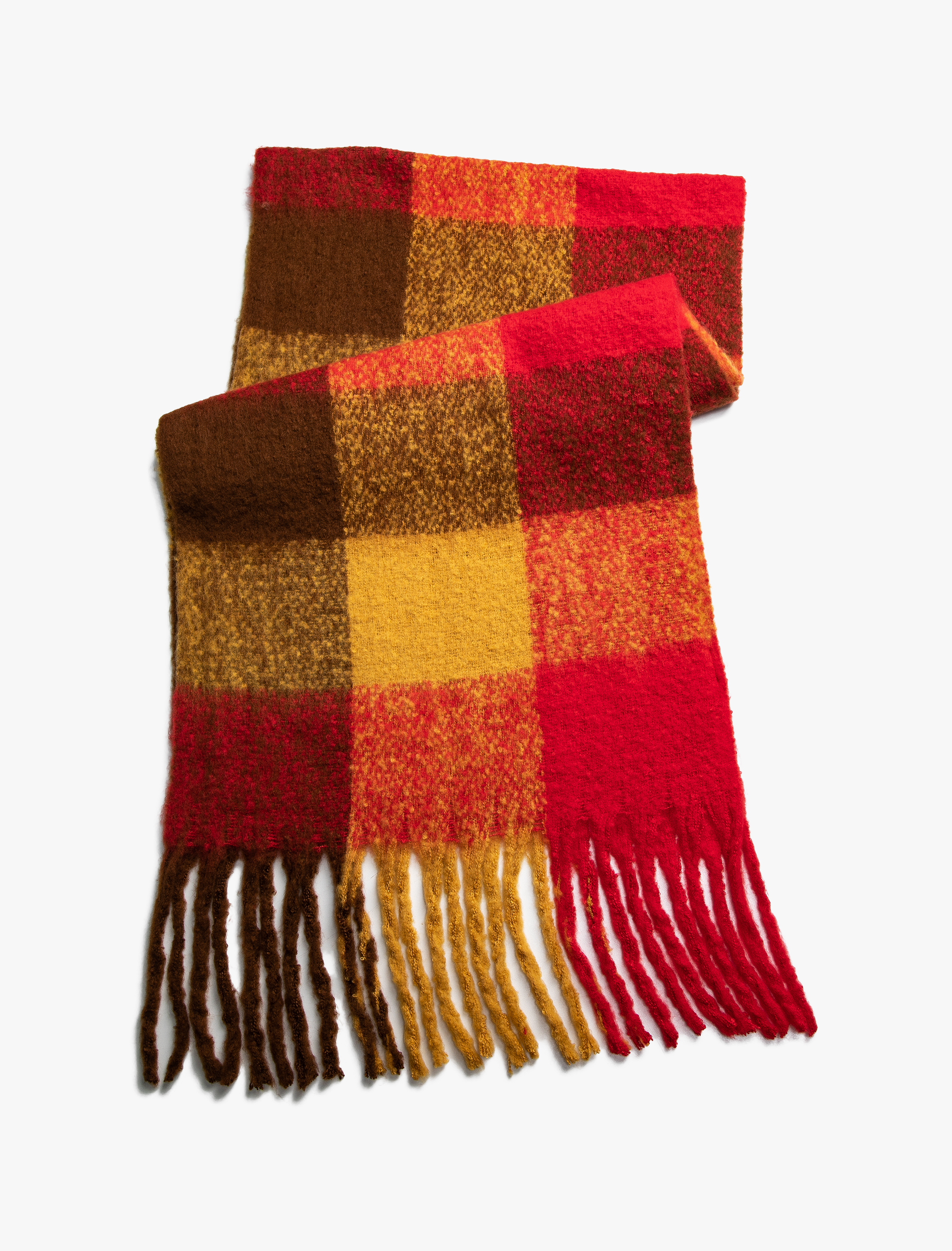  Kadın Ekose Desenli Şal