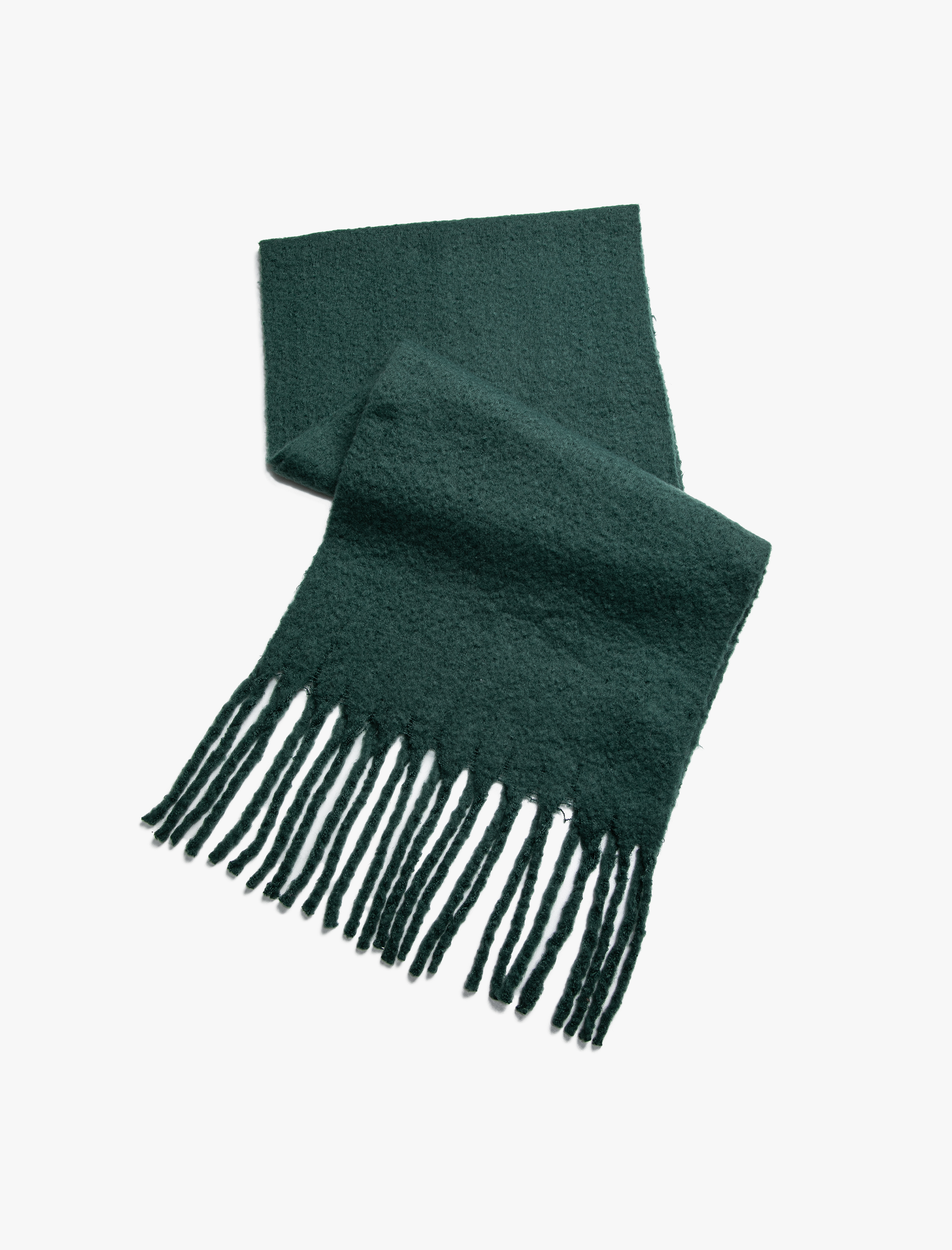  Kadın Püsküllü Triko Atkı