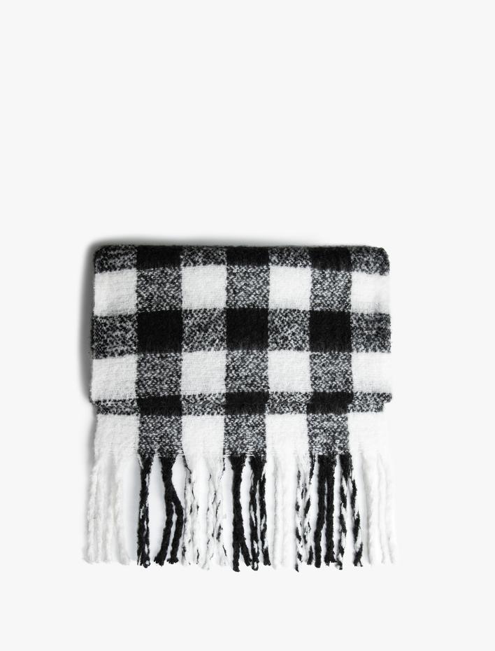 Kadın Ekose Desenli Şal