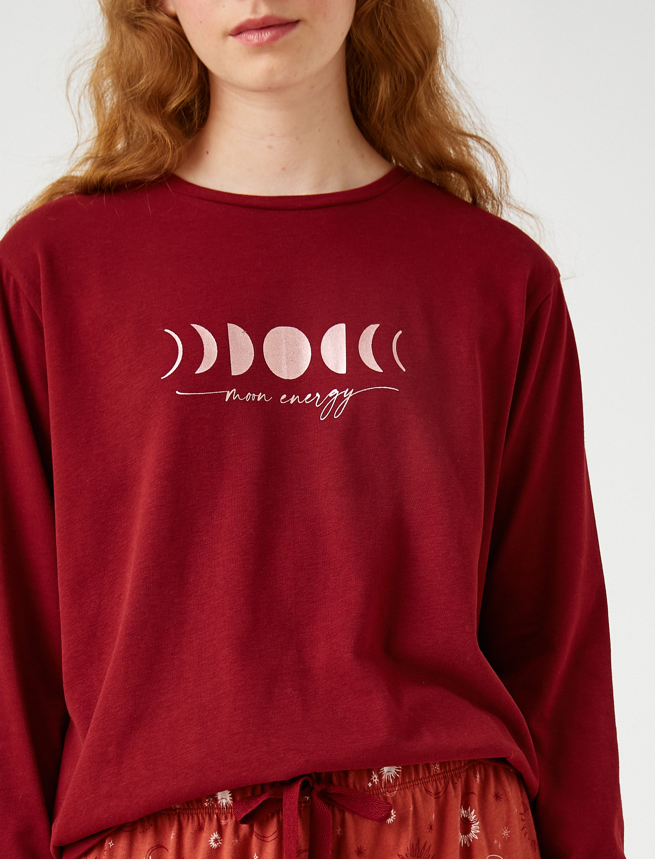   Pamuklu Kışlık Pijama Takımı Yumuşak Dokulu