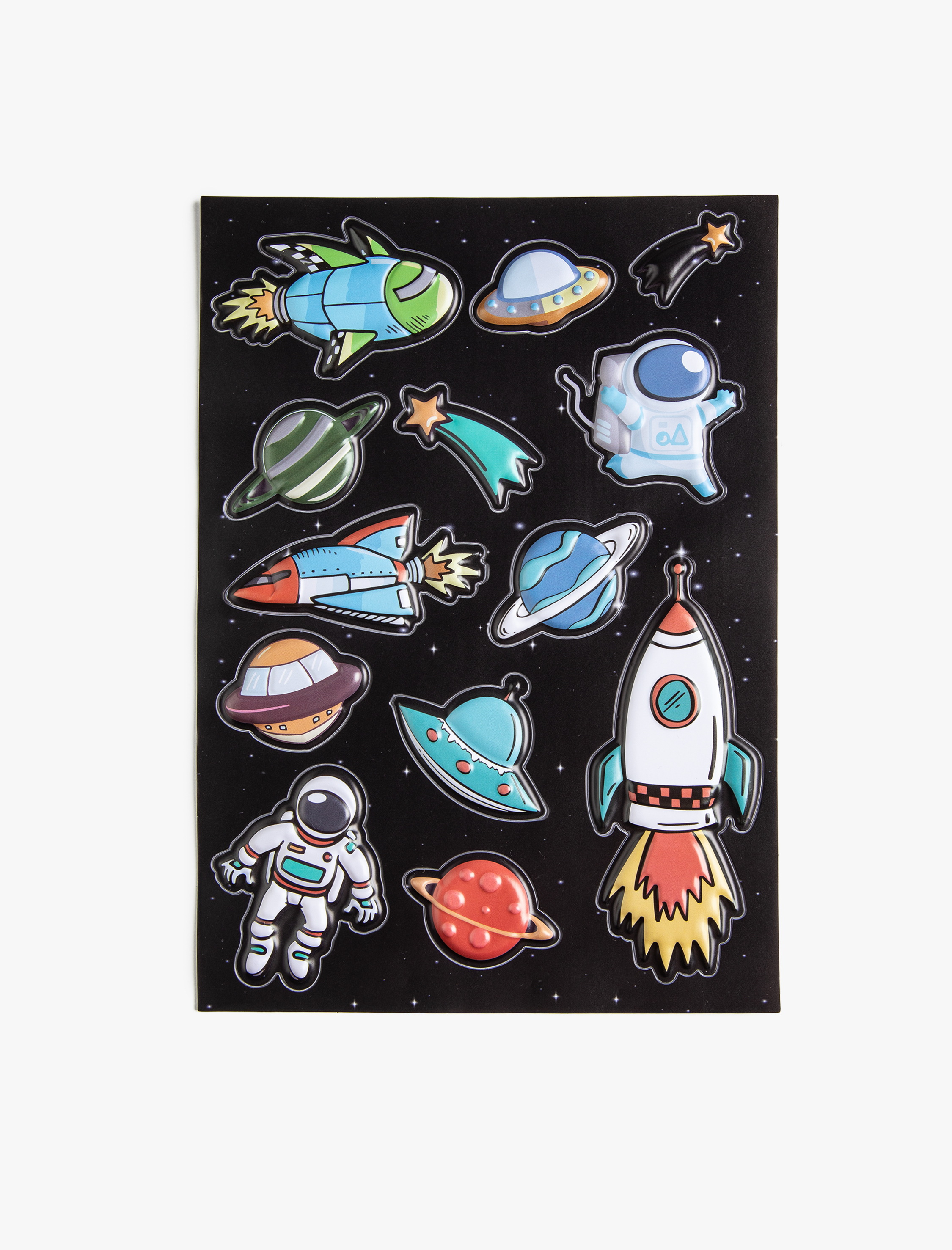  Kadın Uzay Temalı Sticker Seti