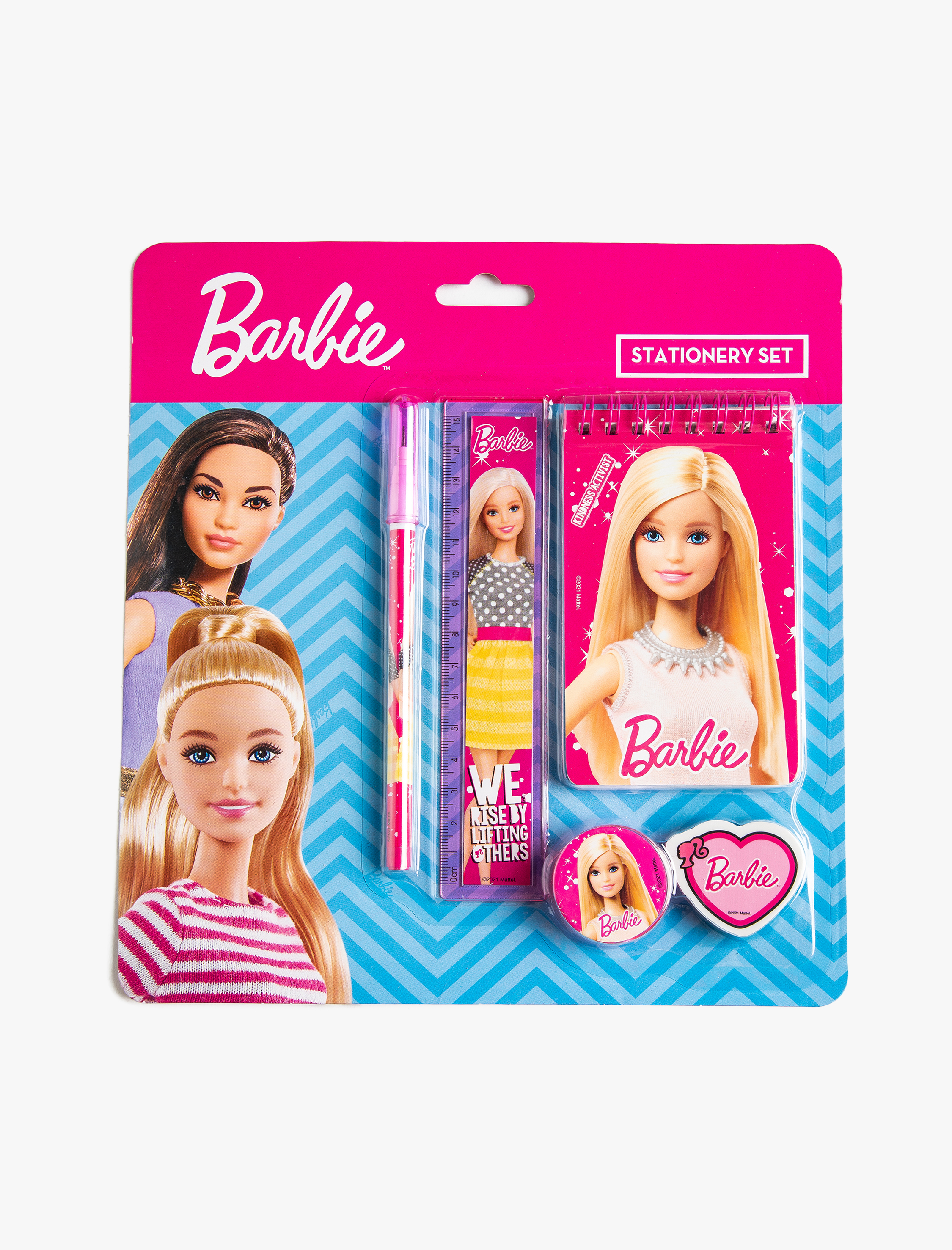  Kadın Barbie Lisanslı Baskılı Kırtasiye Seti