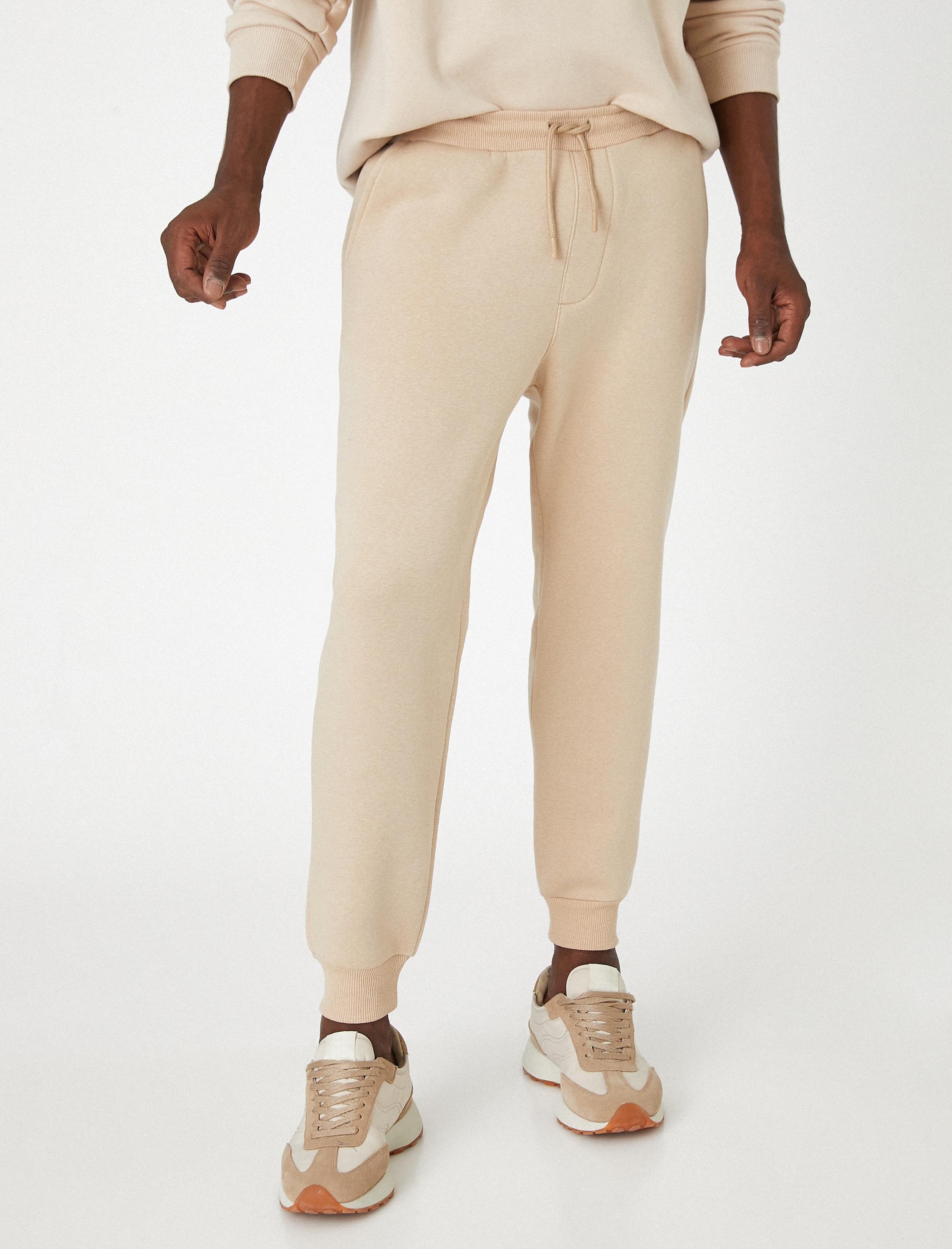   Basic Jogger Eşofman Altı Beli Bağcıklı Cepli