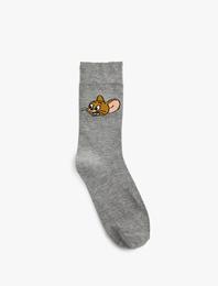 Tom and Jerry Soket Çorap Lisanslı Baskılı