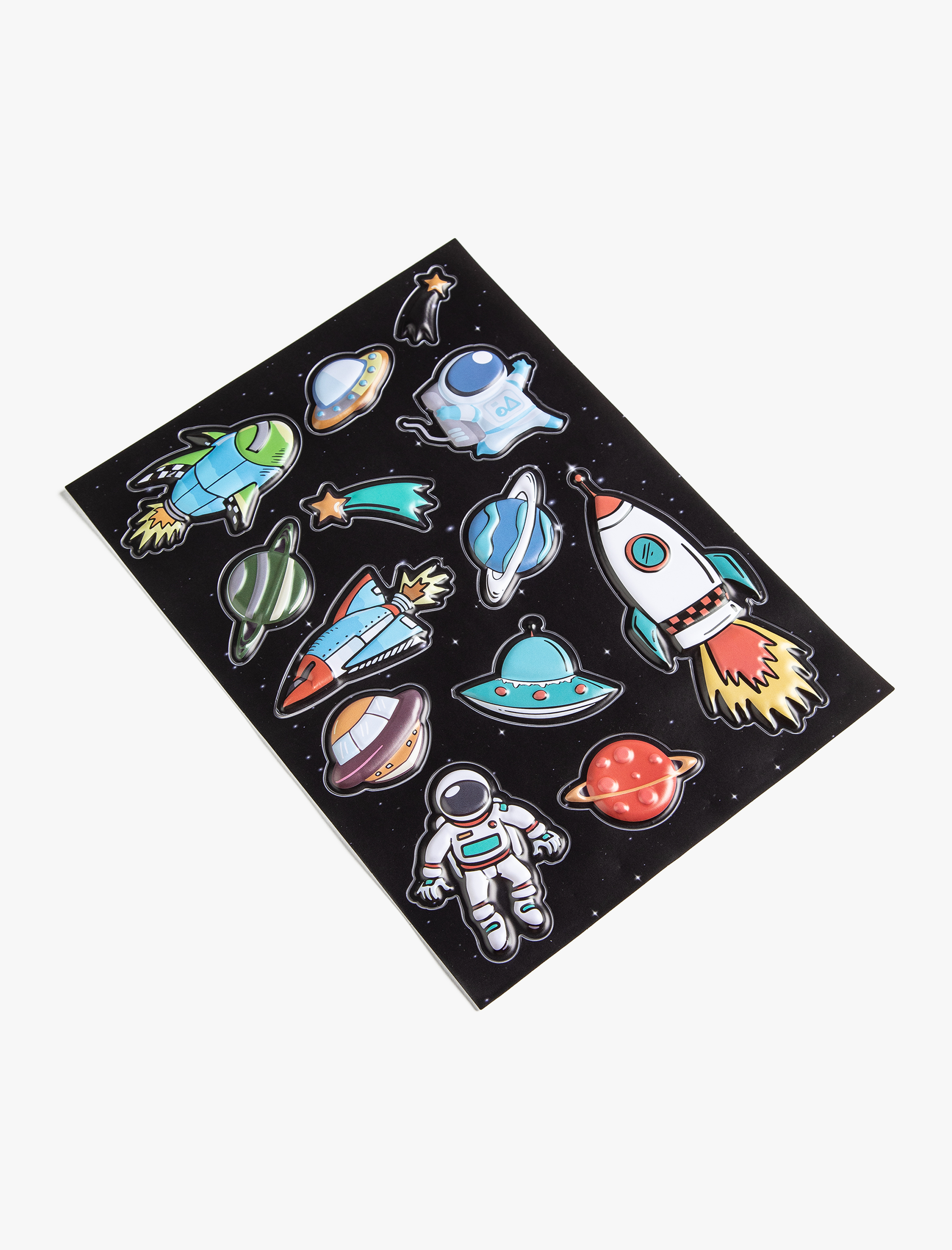  Kadın Uzay Temalı Sticker Seti