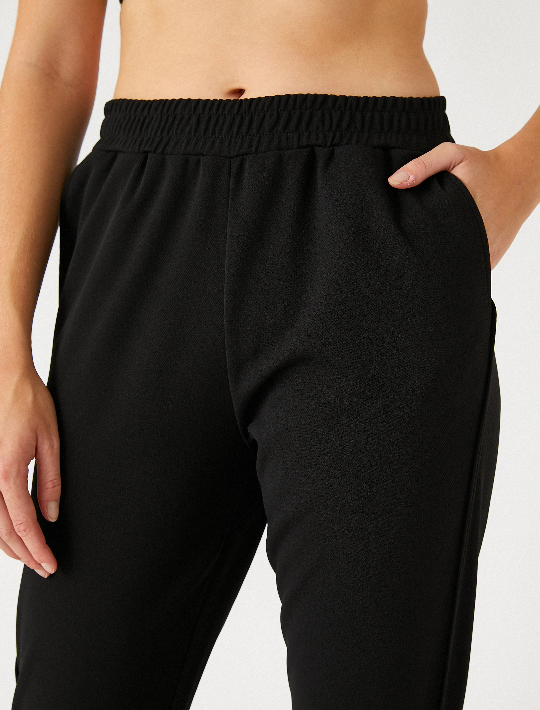   Beli Lastikli Dar Paça Pantolon