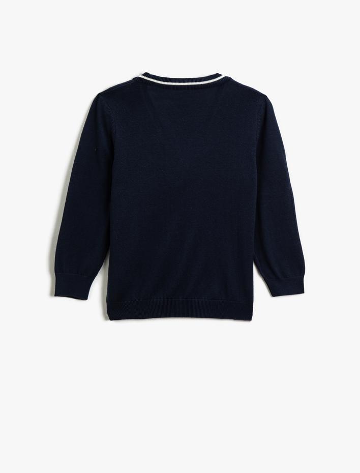 Erkek Çocuk Basic Triko Hırka Düğmeli