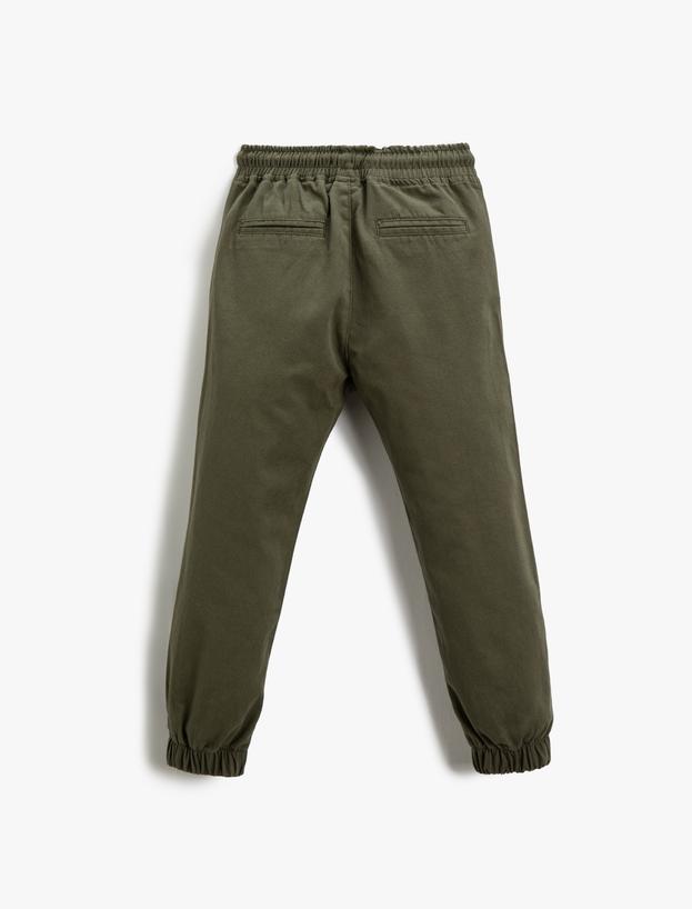  Erkek Çocuk Basic Jogger Pantolon Pamuklu