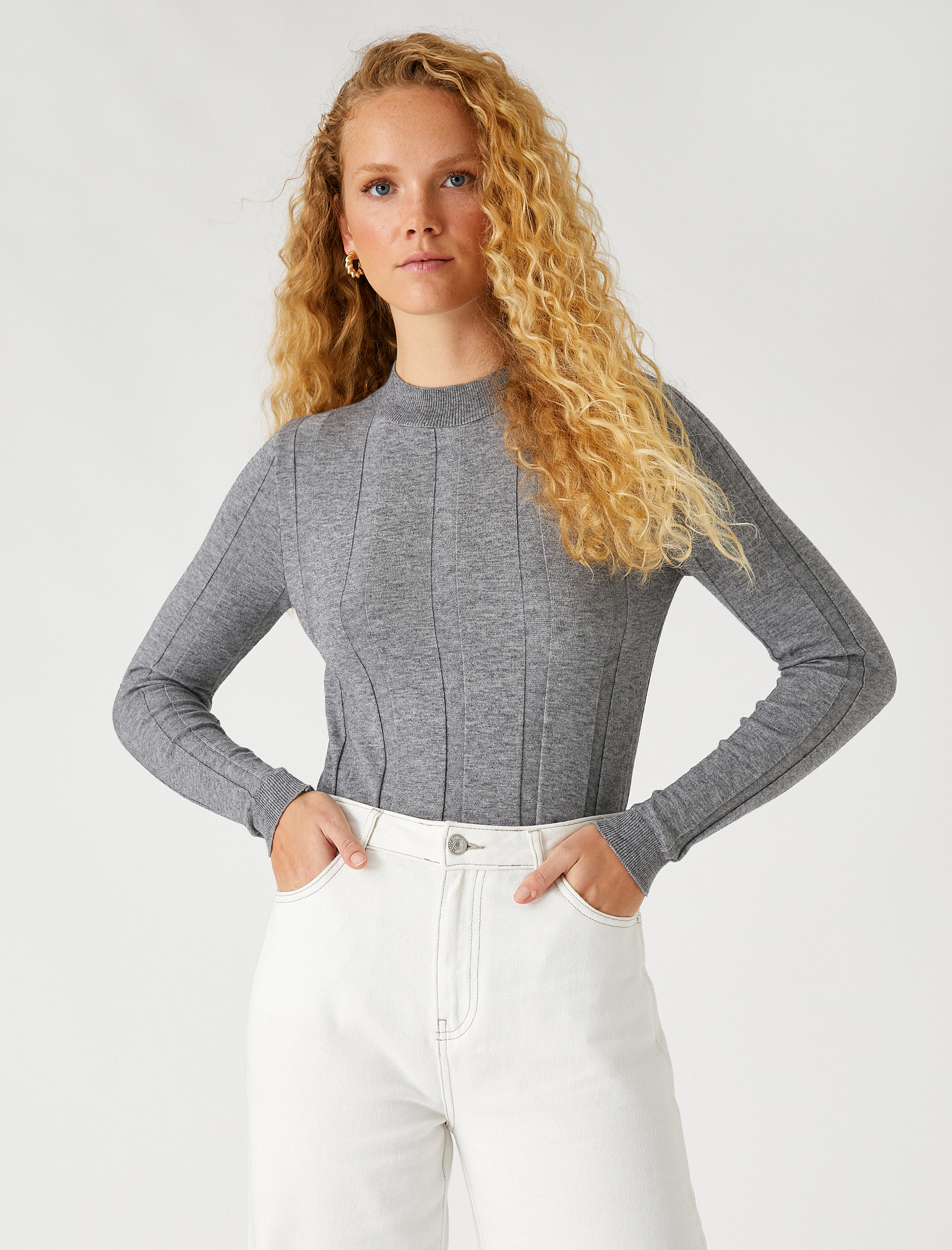   Balıkçı Yaka Kazak Ribanalı